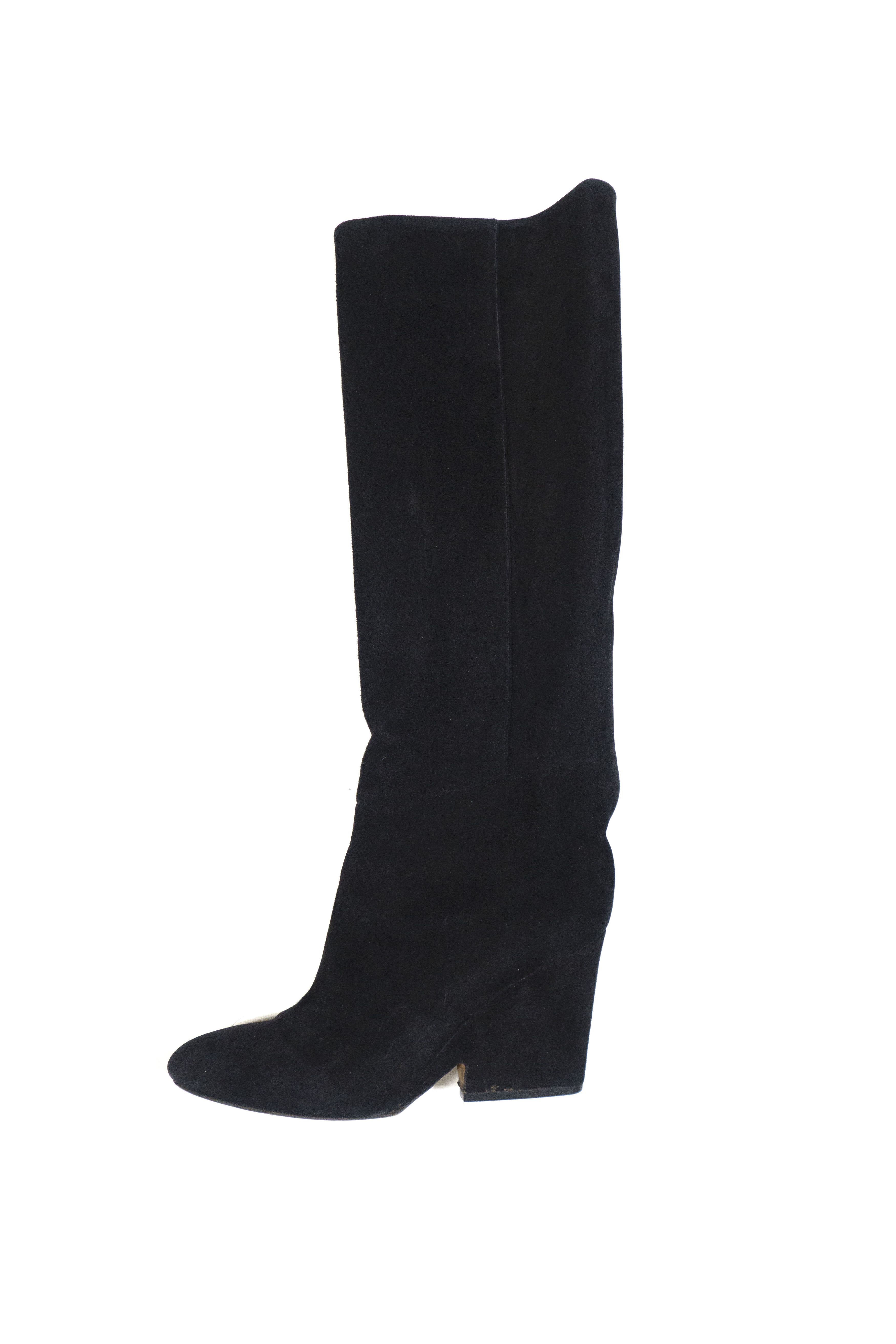 Jimmy Choo Suede High Knee Boots Size US 7 / IT 37 - 1 Thumbnail