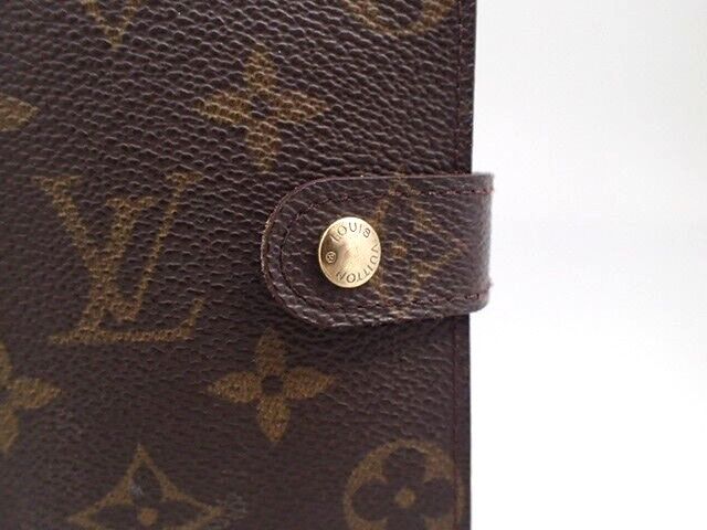 Louis Vuitton Louis Vuitton Small Ring Agenda Cover Monogram Canvas R20005 Size ONE SIZE - 4 Thumbnail