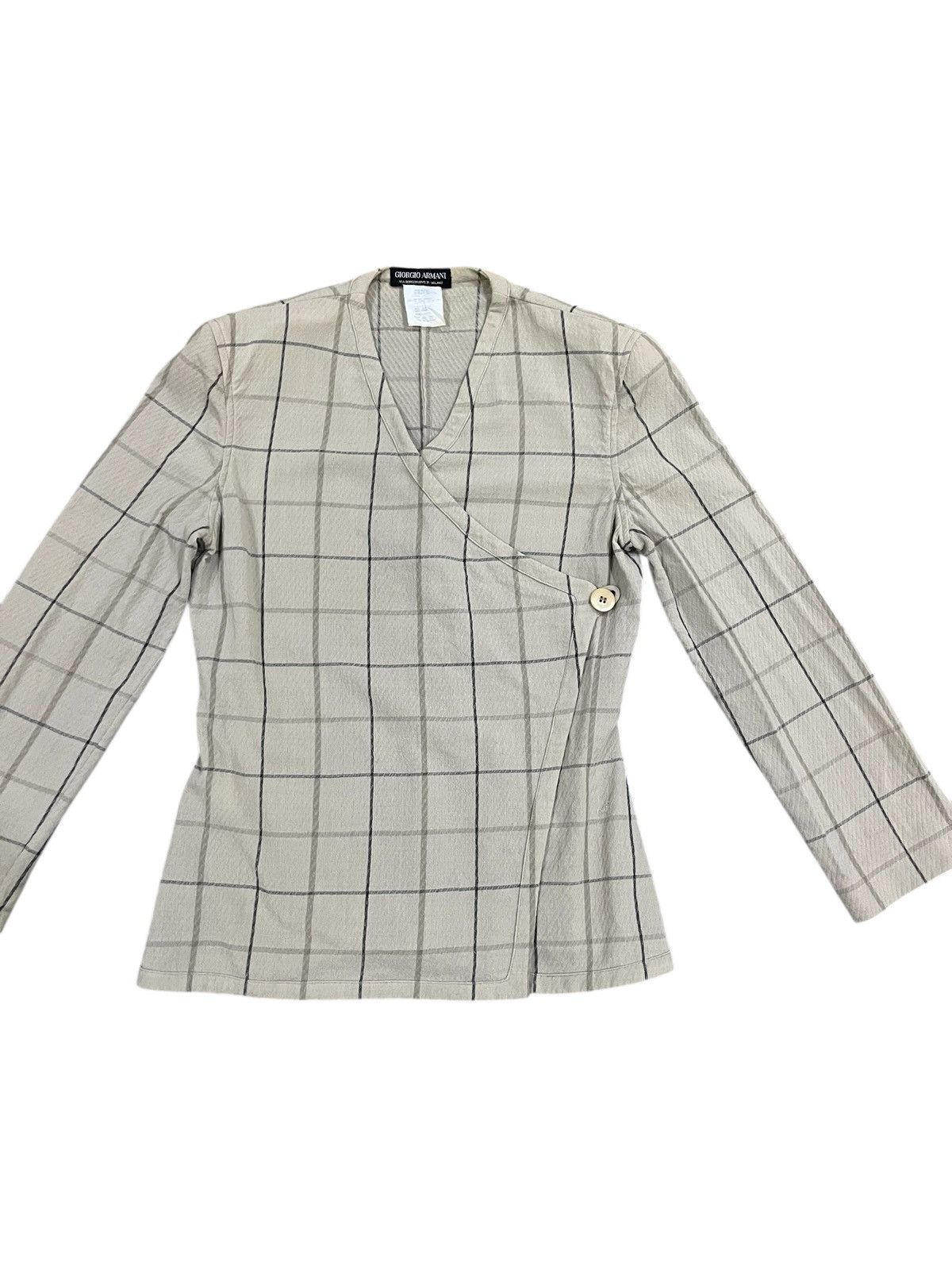 Giorgio Armani Vintage GIORGIO ARMANI blazer women black label Size XS / US 0-2 / IT 36-38 - 2 Thumbnail