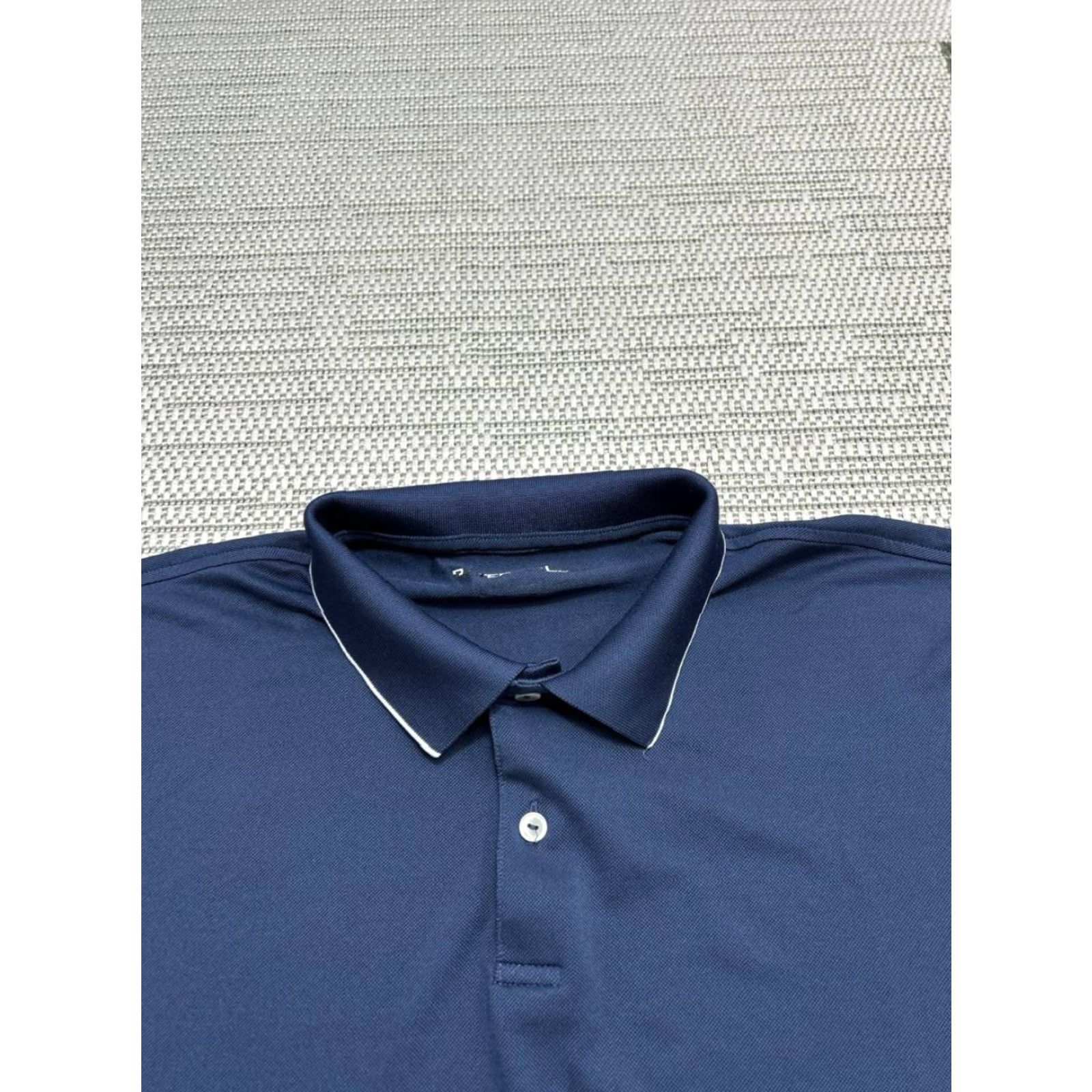 Peter Millar Peter Millar Polo Shirt Mens Large Blue Golf Polo Shirt Mens Large Blue Golf Size US L / EU 52-54 / 3 - 2 Thumbnail