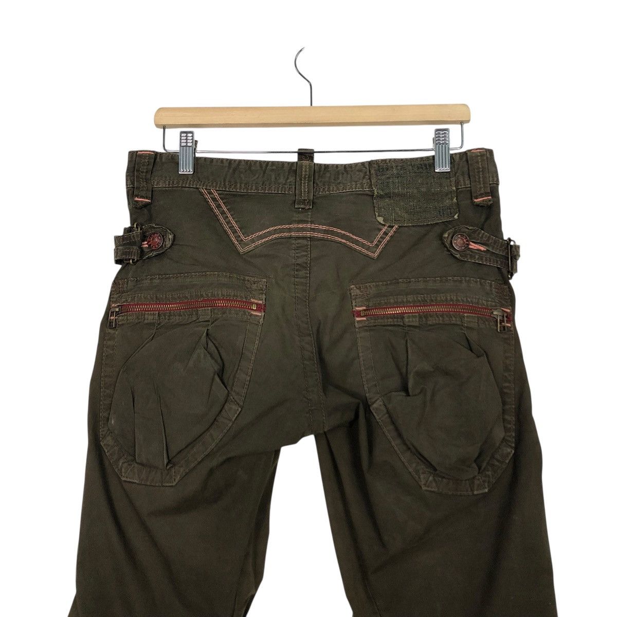 Japanese Brand 🔥VINTAGE CARGO PANTS BIKER EDWIN ISSEY MIYAKE Size US 32 / EU 48 - 12 Thumbnail