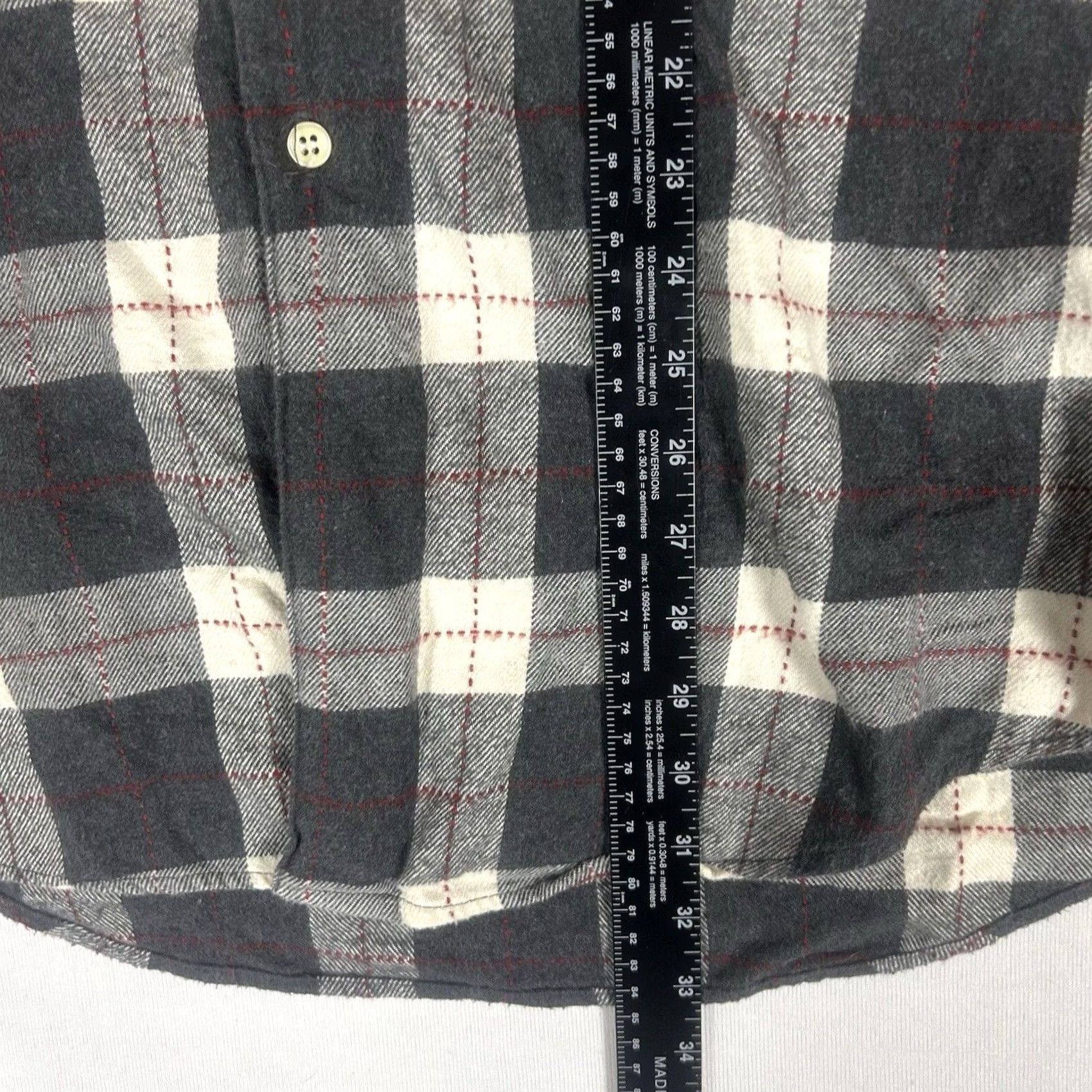 J.Crew J.CREW Button-Up Flannel Shirt Mens XL Plaid 100% Cotton Portugal Casual Size US XL / EU 56 / 4 - 7 Thumbnail