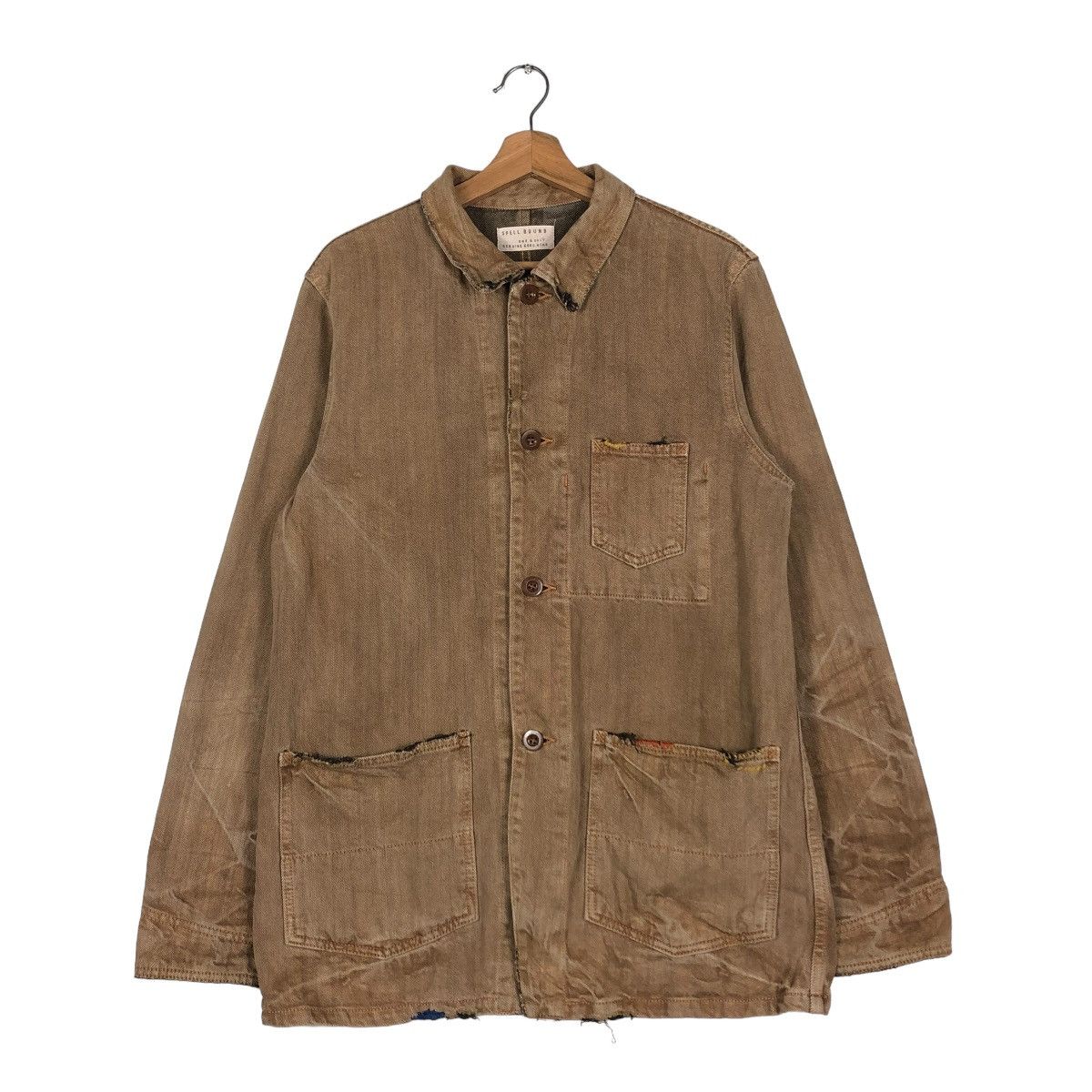 Japanese Brand 📌VINTAGE CHORE JACKET SPELL BOUND UNION MADE ISSEY MIYAKE Size US M / EU 48-50 / 2 - 2 Thumbnail