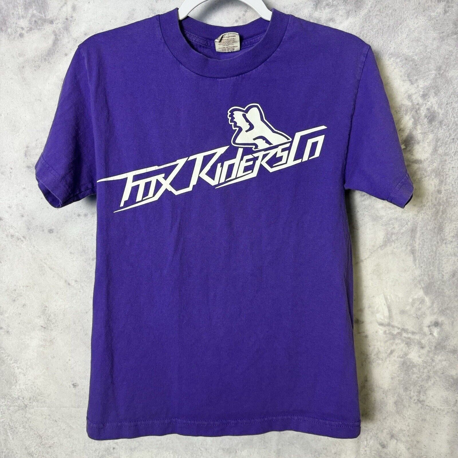Fox Racing Vintage Fox Racing T Shirt Mens Small Purple 90s Short Sleev Size US S / EU 44-46 / 1 - 2 Thumbnail