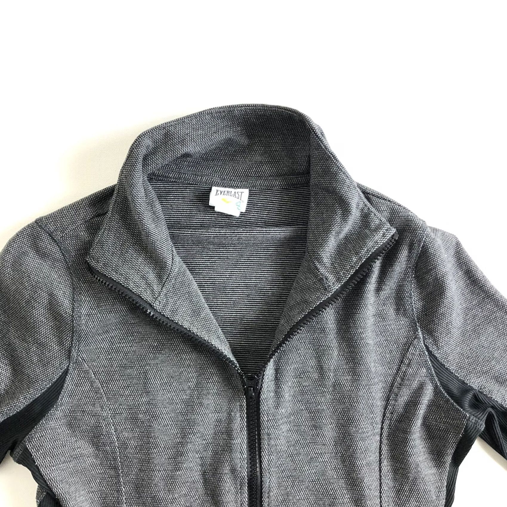 Everlast Everlast Jacket Full Zip Up Regular Women's Medium Black Gray 4712937538032 Best Everyday Activewear Jacket Size M / US 6-8 / IT 42-44 - 3 Thumbnail