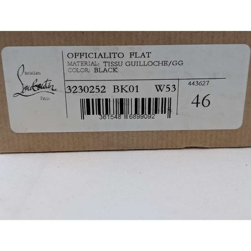 Christian Louboutin o1rshd1 Officialito Flat Shoes in Black Size US 13 / EU 46 - 16 Thumbnail