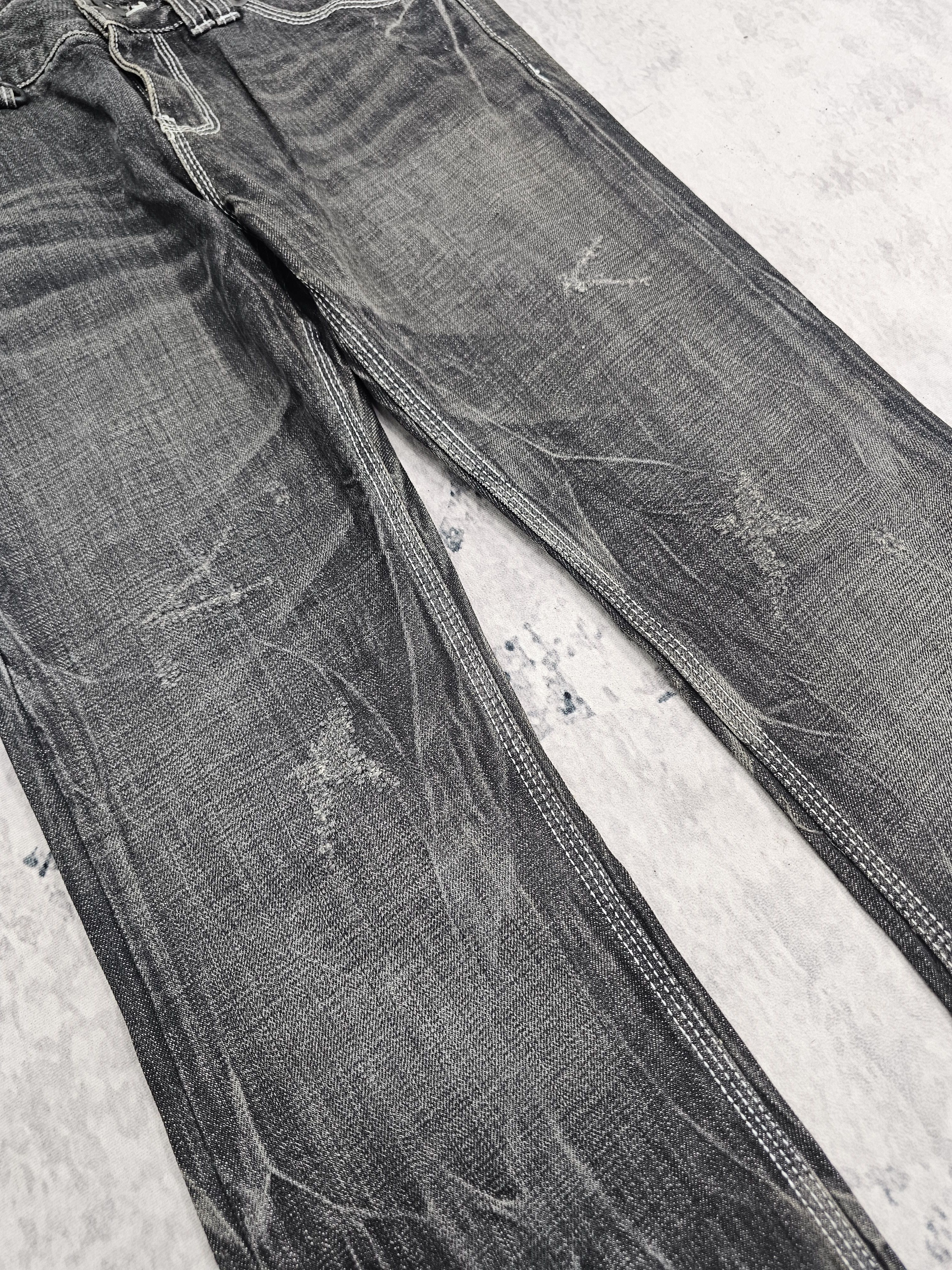 GLAD NEWS Bootcut Flare Stone Wash Black Jeans JB0365