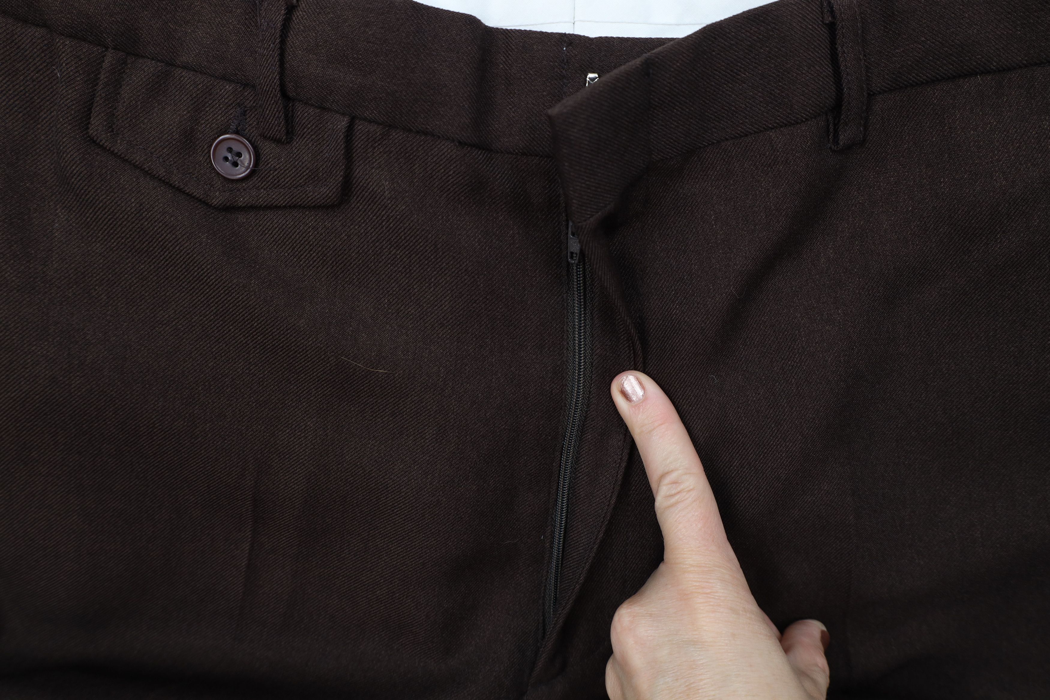 Vintage Vintage 90s Streetwear Wide Leg Chino Pants Brown Polyester Size US 40 / EU 56 - 5 Thumbnail