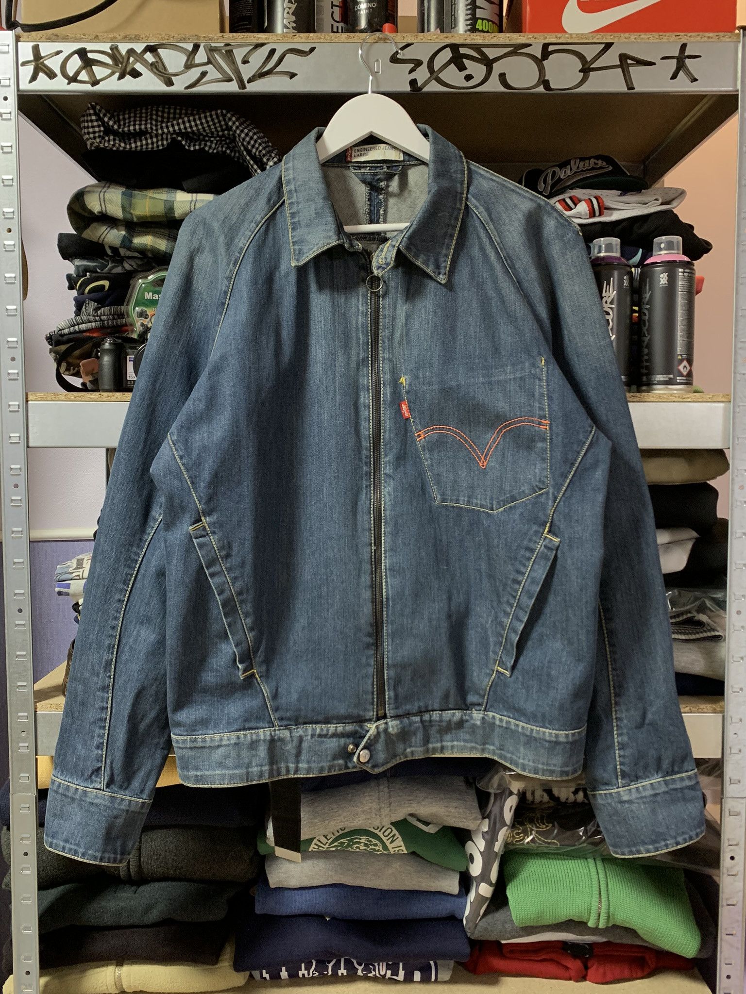 Levi's Vintage Clothing Vintage Levi's Engineered Jeans Denim Jacket Size US L / EU 52-54 / 3 - 1 Thumbnail