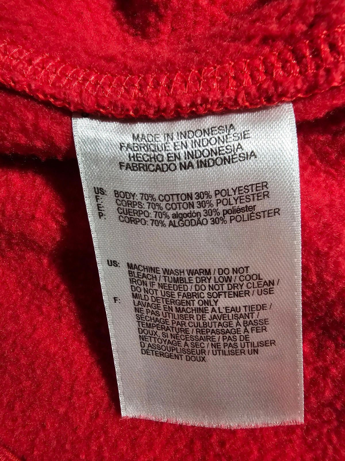 Adidas Adidas Hoodie Mens S Red Logo Graphic Pullover Sweatshirt Size US S / EU 44-46 / 1 - 8 Thumbnail