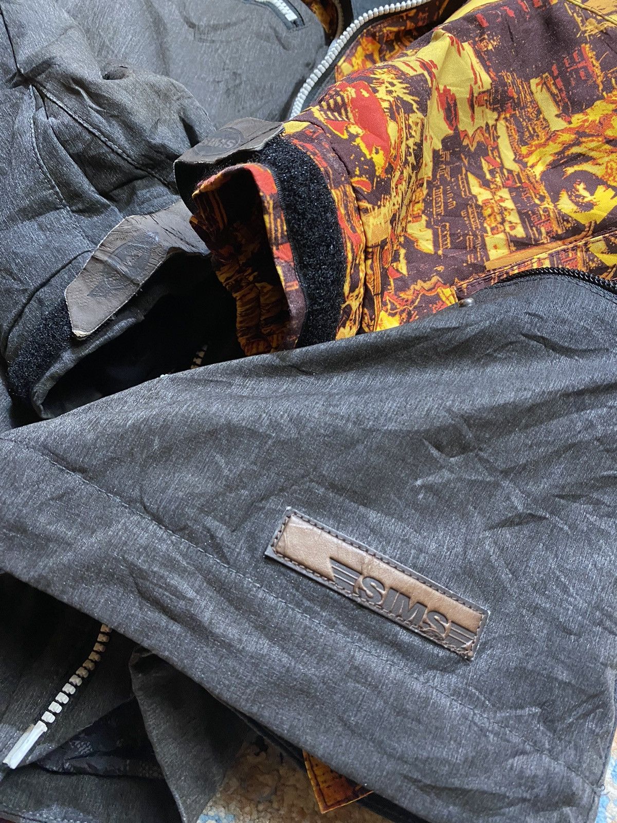 Other × Simms VTG SIMS SNOWBOARD LIBERTY STATUE HOODIE JACKET Size US XL / EU 56 / 4 - 18 Thumbnail