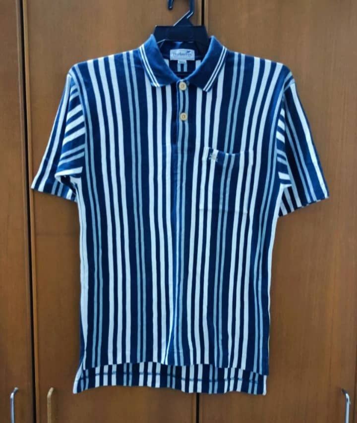 Burberry Vintage Burberry Polo Stripe T-shirt Size US M / EU 48-50 / 2 - 1 Thumbnail