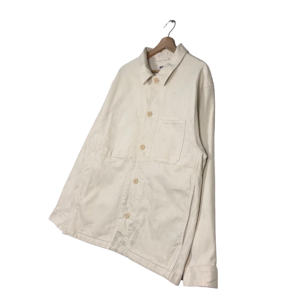 Japanese Brand 🔥Vintage Work Chore Jacket Uniqlo Japan Issey Miyake Size US XL / EU 56 / 4 - 2 Thumbnail