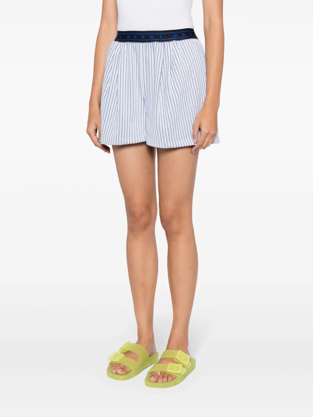 Marni o1y1125 Short in Sky Blue/White Size 28" / US 6 / IT 42 - 3 Thumbnail