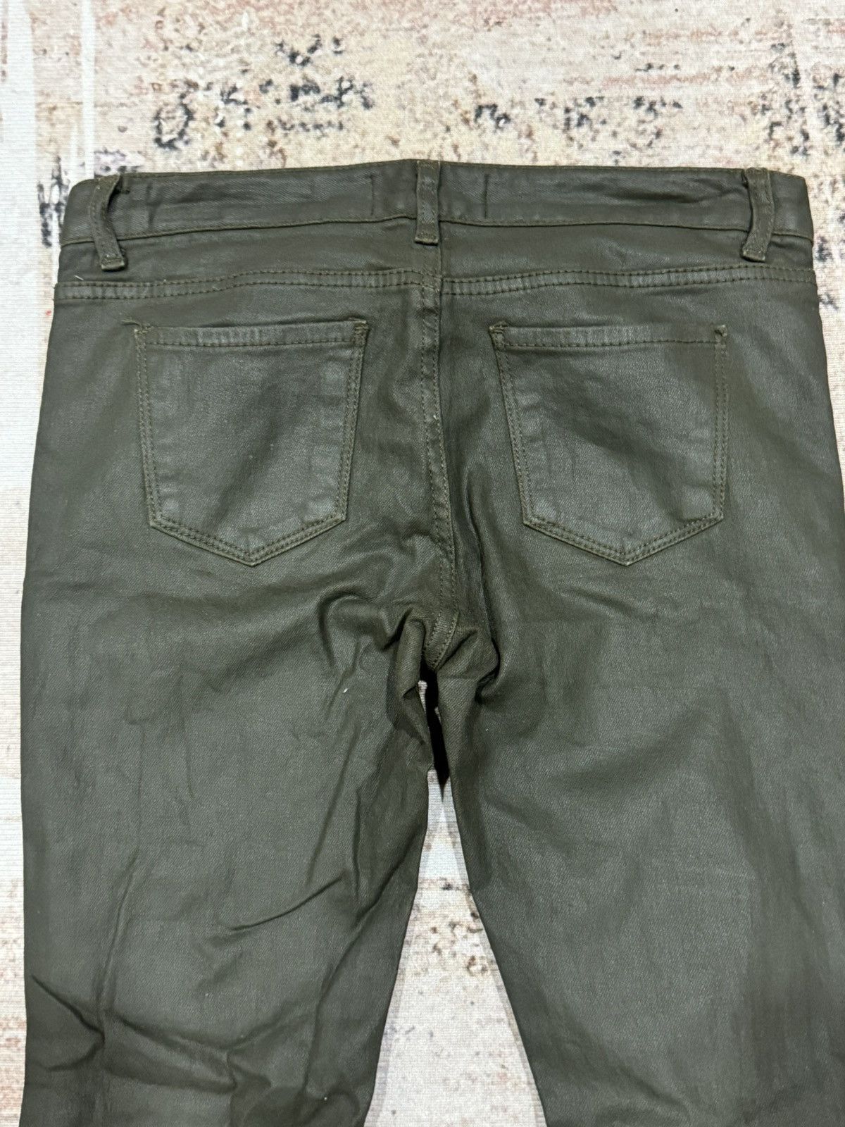 Acne Studios ACNE studio - skinny wax military green jeans Size 30" / US 8 / IT 44 - 19 Thumbnail