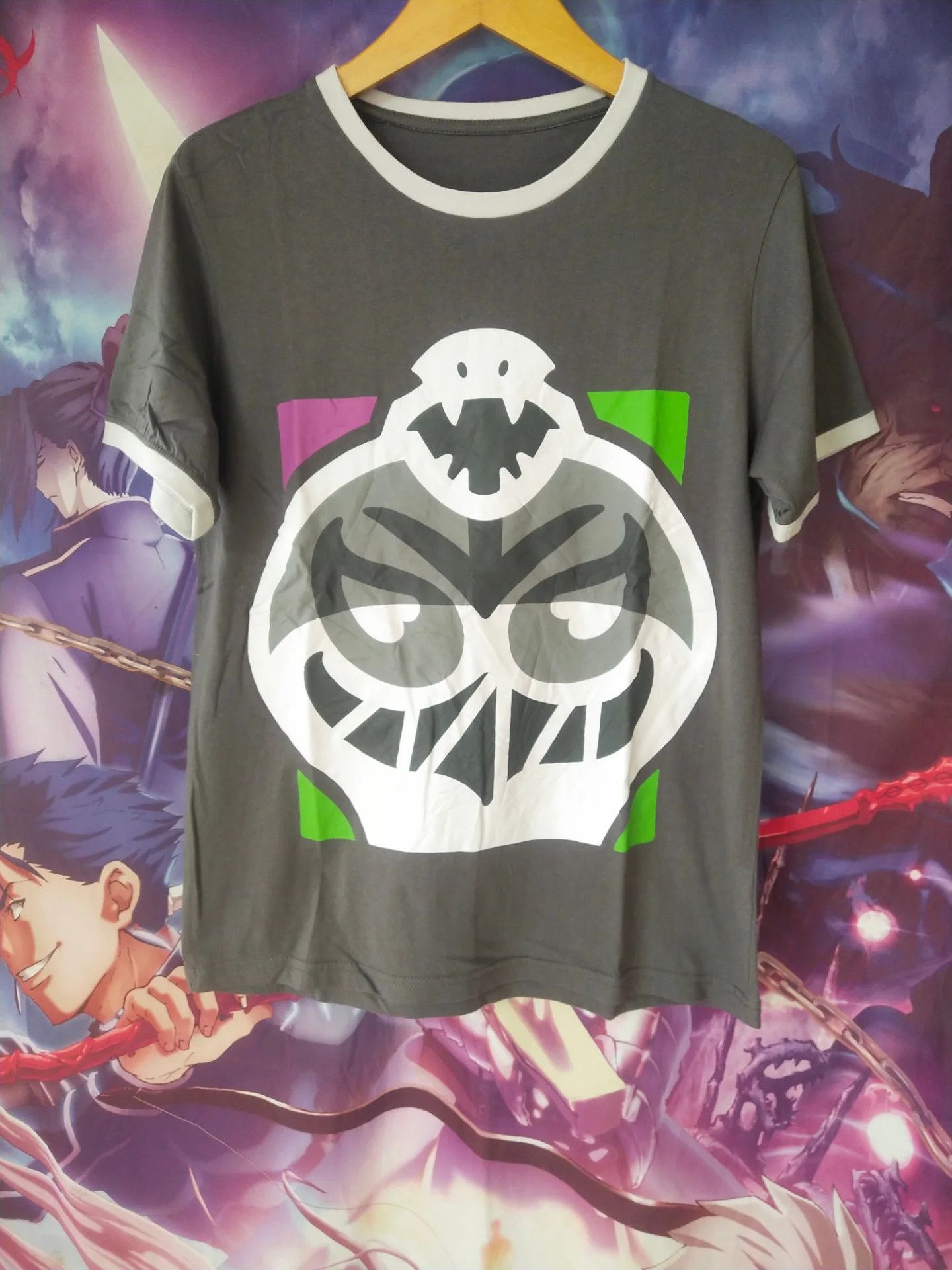 Pokemon Pokemon Center Bulbasaur Art Grey Anime Game Ringer Tee Size US M / EU 48-50 / 2 - 1 Thumbnail