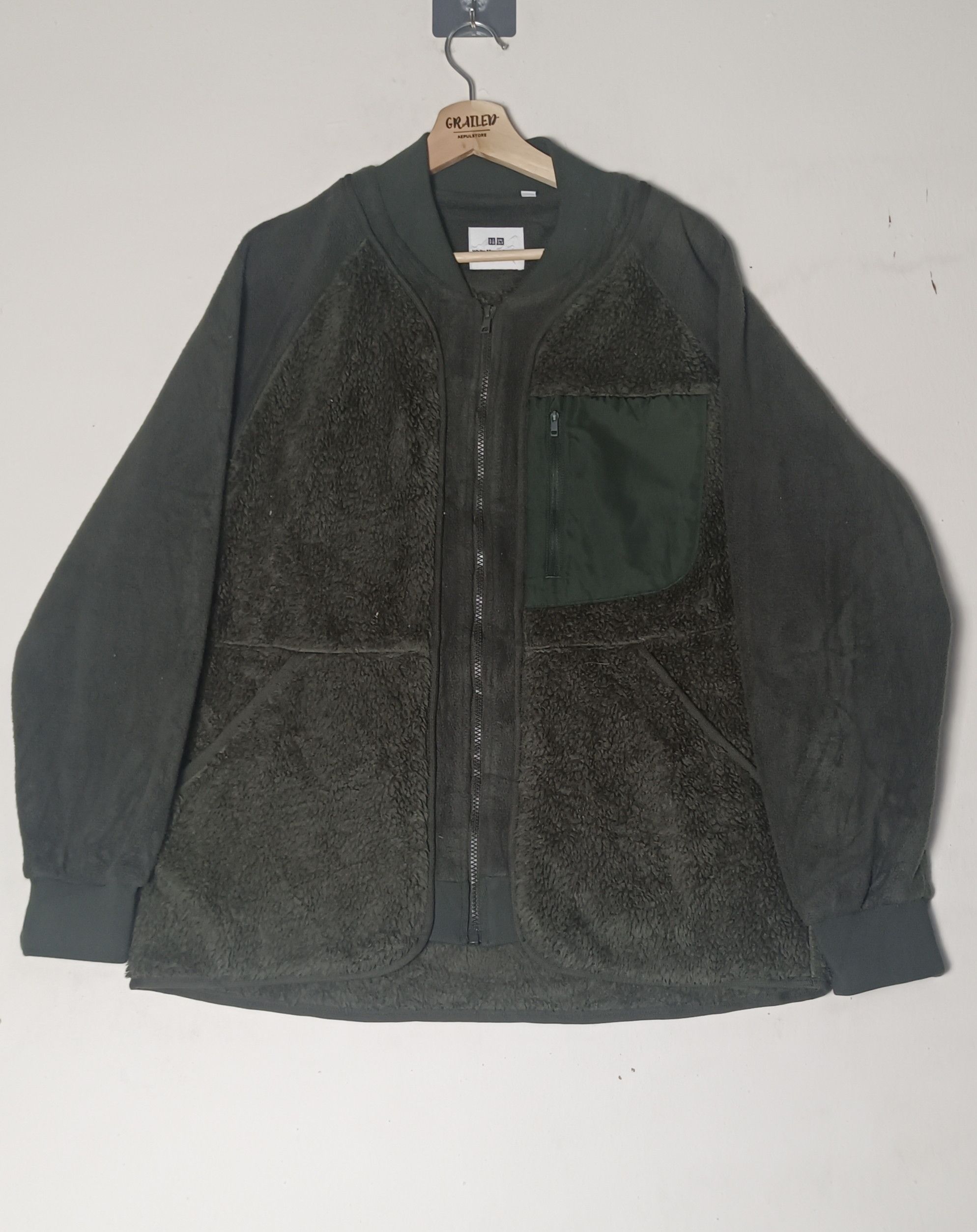 UNIQLO×White Mountaineering 56 olive XXL Uniqlo x White Mountaineering Ultra Light Down Oversize