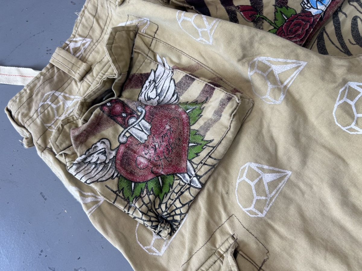 Ed Hardy Crazy vintage Ed hardy inspired tattoo printed short Size US 32 / EU 48 - 11 Thumbnail