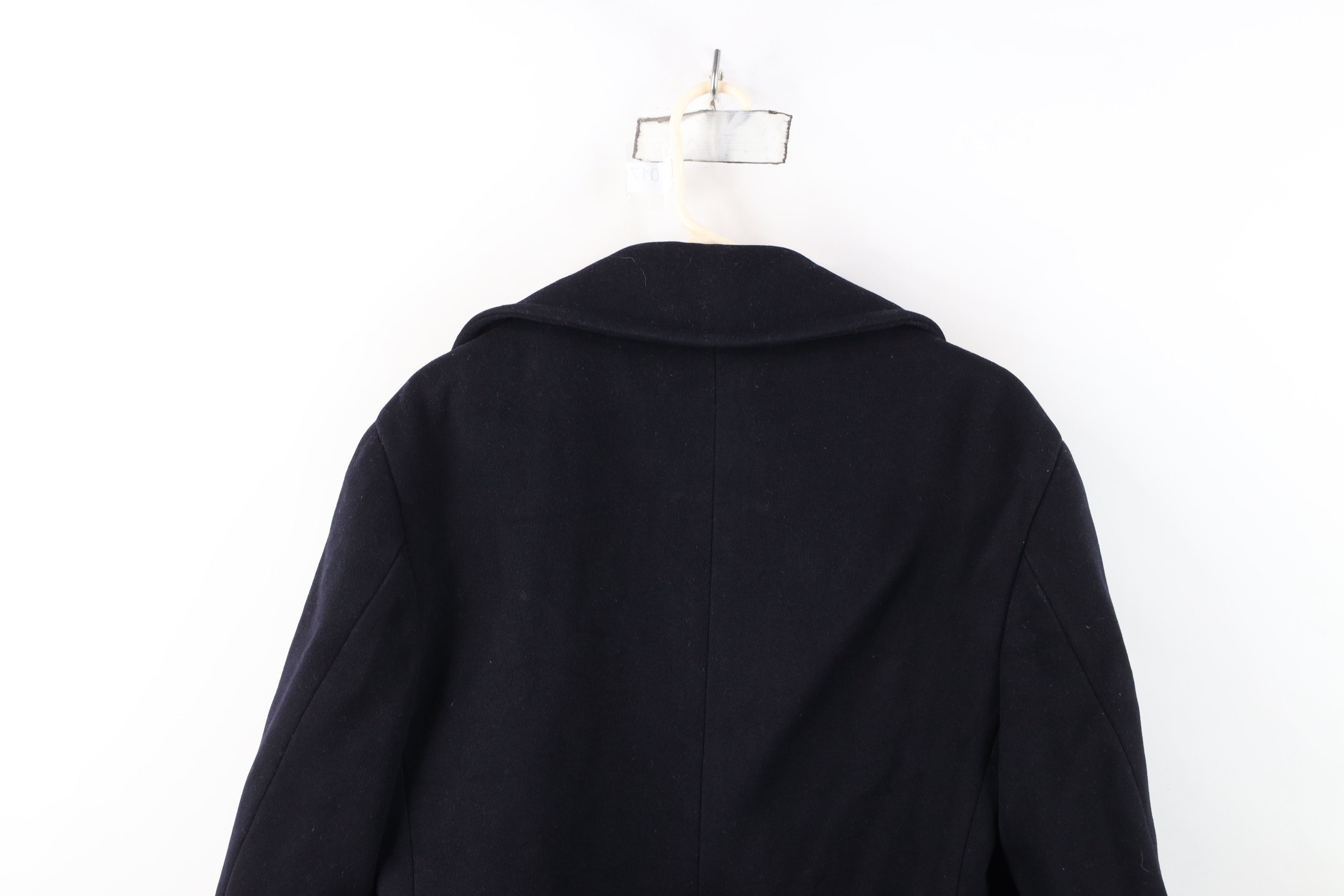 Vintage Vintage 50s USGI US Navy Kersey Wool Peacoat Jacket Blue USA Size US XXL / EU 58 / 5 - 14 Thumbnail