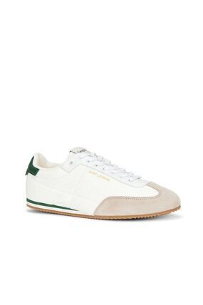 Saint Laurent Paris o1bcso1str1225 Aston Sneakers In Leather in White Size US 7 / EU 40 - 2 Thumbnail