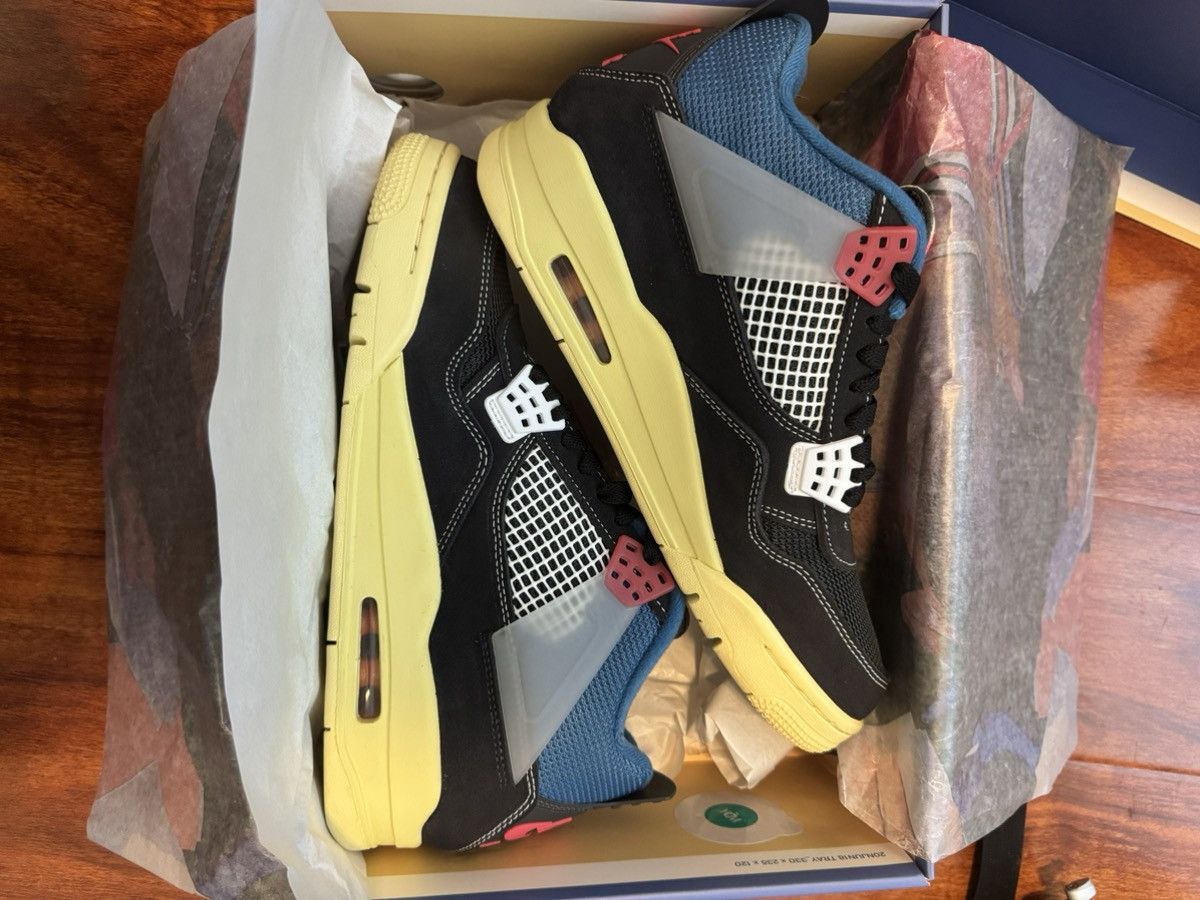 Jordan Brand × Union LA UNION x JORDAN 4 OFF NOIR Size US 9 / EU 42 - 5 Thumbnail