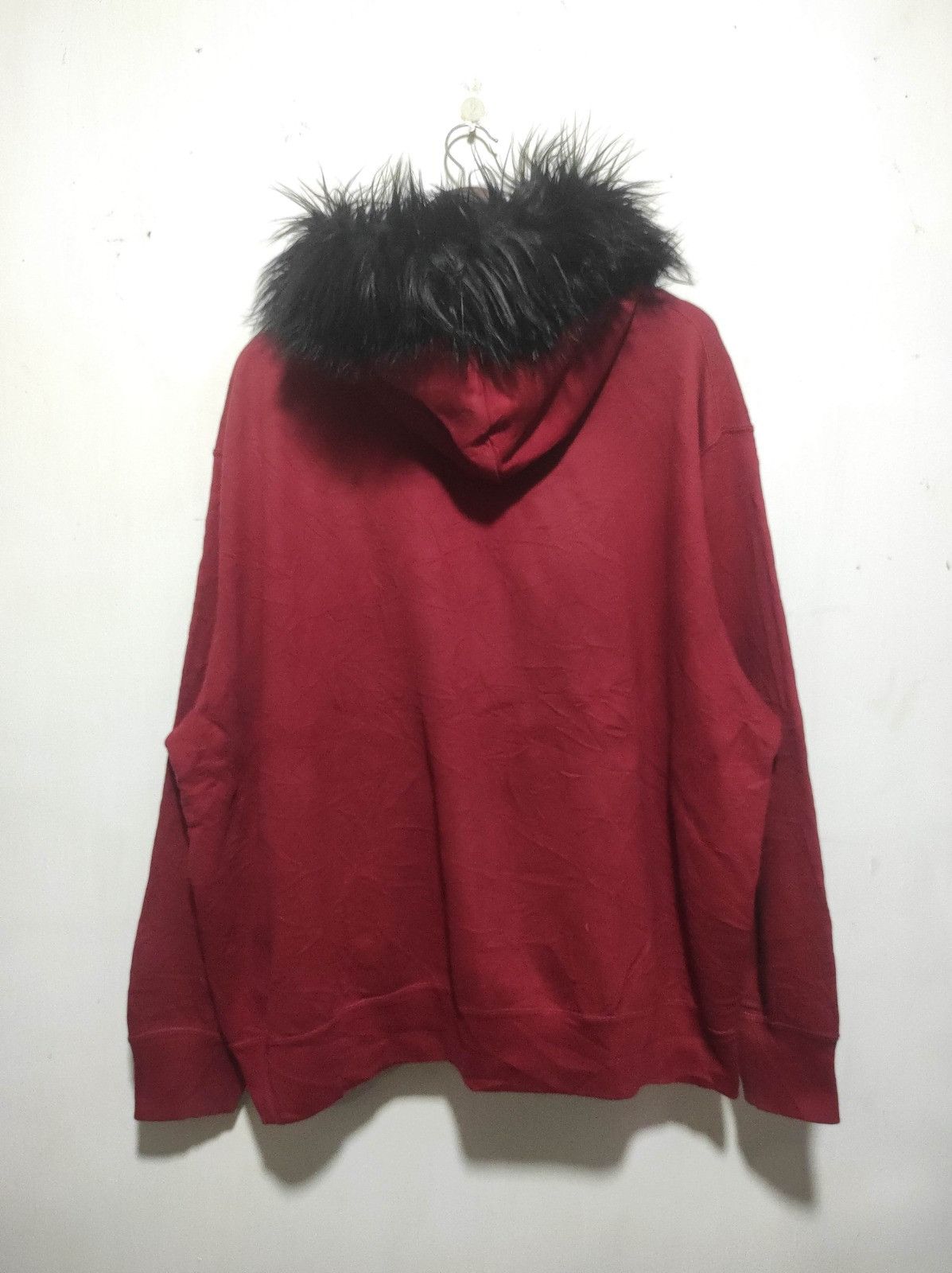 Uniqlo Uniqlo Red zipper fur hoodie ifsix LGB style Size US XXL / EU 58 / 5 - 8 Thumbnail