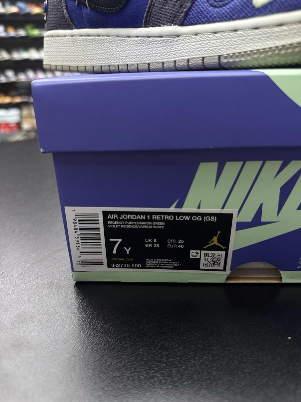 Jordan Brand 7Y Zion Williamson x Air Jordan 1 Retro OG Low Voodoo NEW Size US 7 / EU 40 - 12 Thumbnail