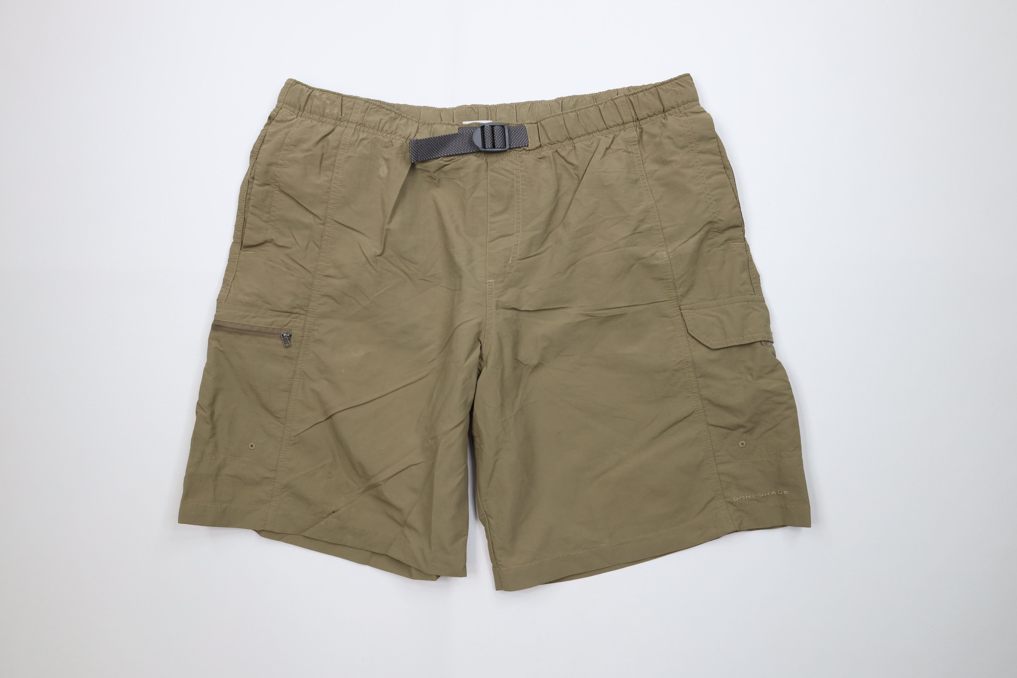 Columbia Vintage Y2K Columbia Lined Trekking Hiking Cargo Shorts Size US 34 / EU 50 - 1 Thumbnail
