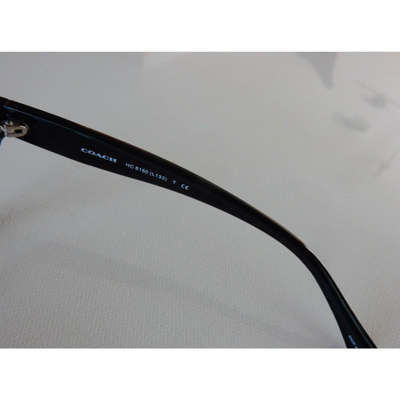 Coach VINTAGE Coach Sunglasses Women's Frames 59x16 140 Black Animal Print Fog Missing Lens Size ONE SIZE - 5 Thumbnail