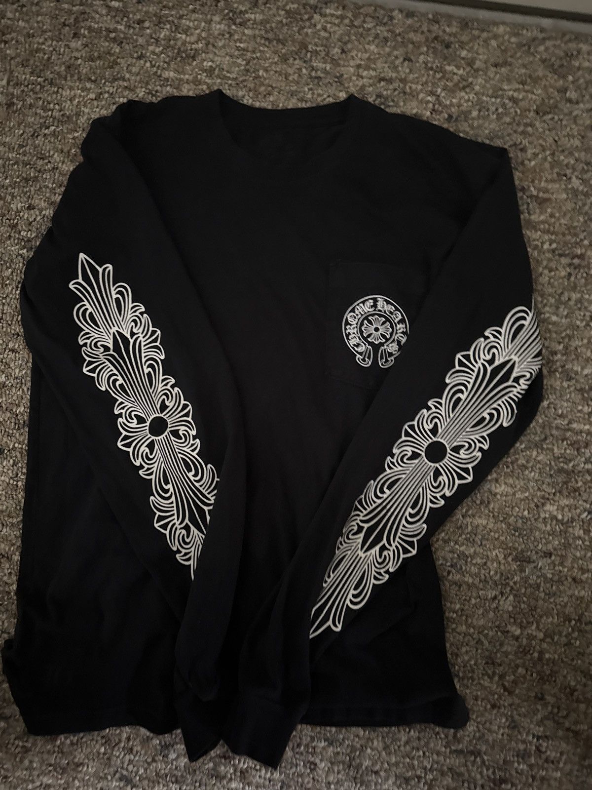 Chrome Hearts Chrome Hearts Black Longsleeve Size US L / EU 52-54 / 3 - 3 Thumbnail