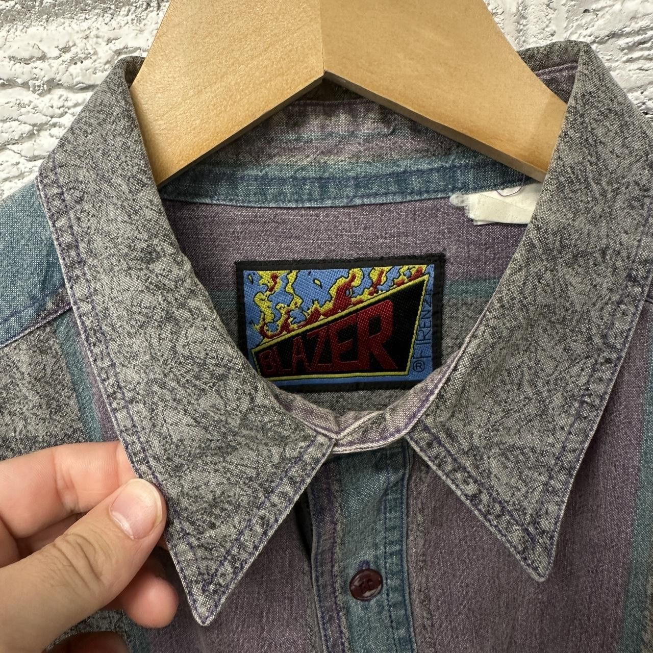 Vintage Vintage Blazer Button Down Brushpopper Collared Shirt XL Size US XL / EU 56 / 4 - 4 Thumbnail