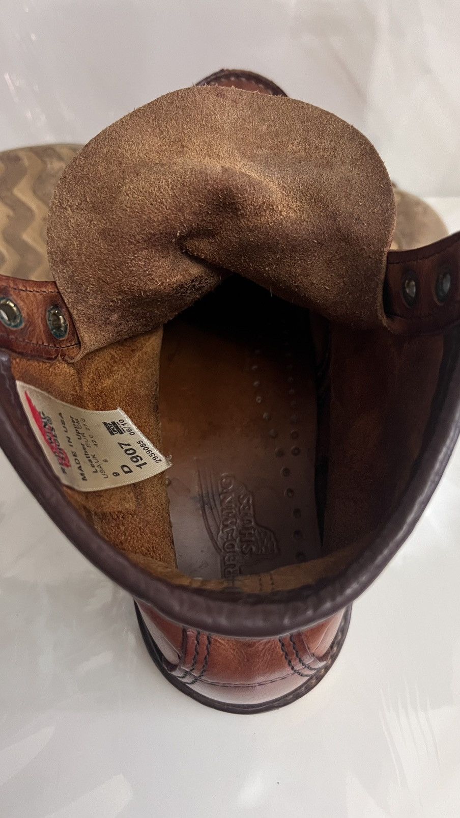 Red Wing Red wing #1907 classic moc toe brown leather boot size 9 D Size US 9 / EU 42 - 11 Thumbnail