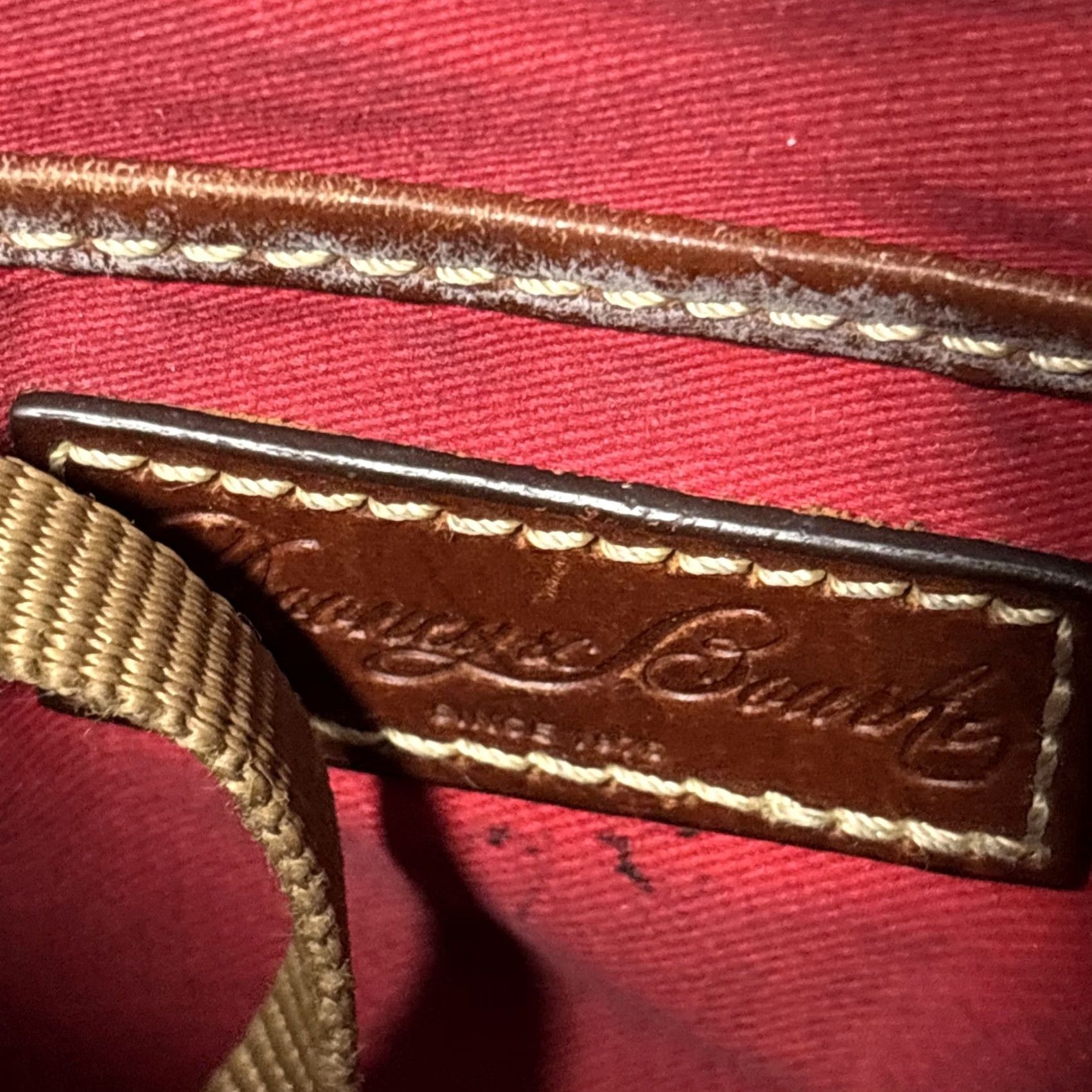Dooney & Bourke Dooney & Bourke Piper Crossbody Pebble Leather Bag Caramel Tan Brown 11in 9in 4in Size ONE SIZE - 7 Thumbnail