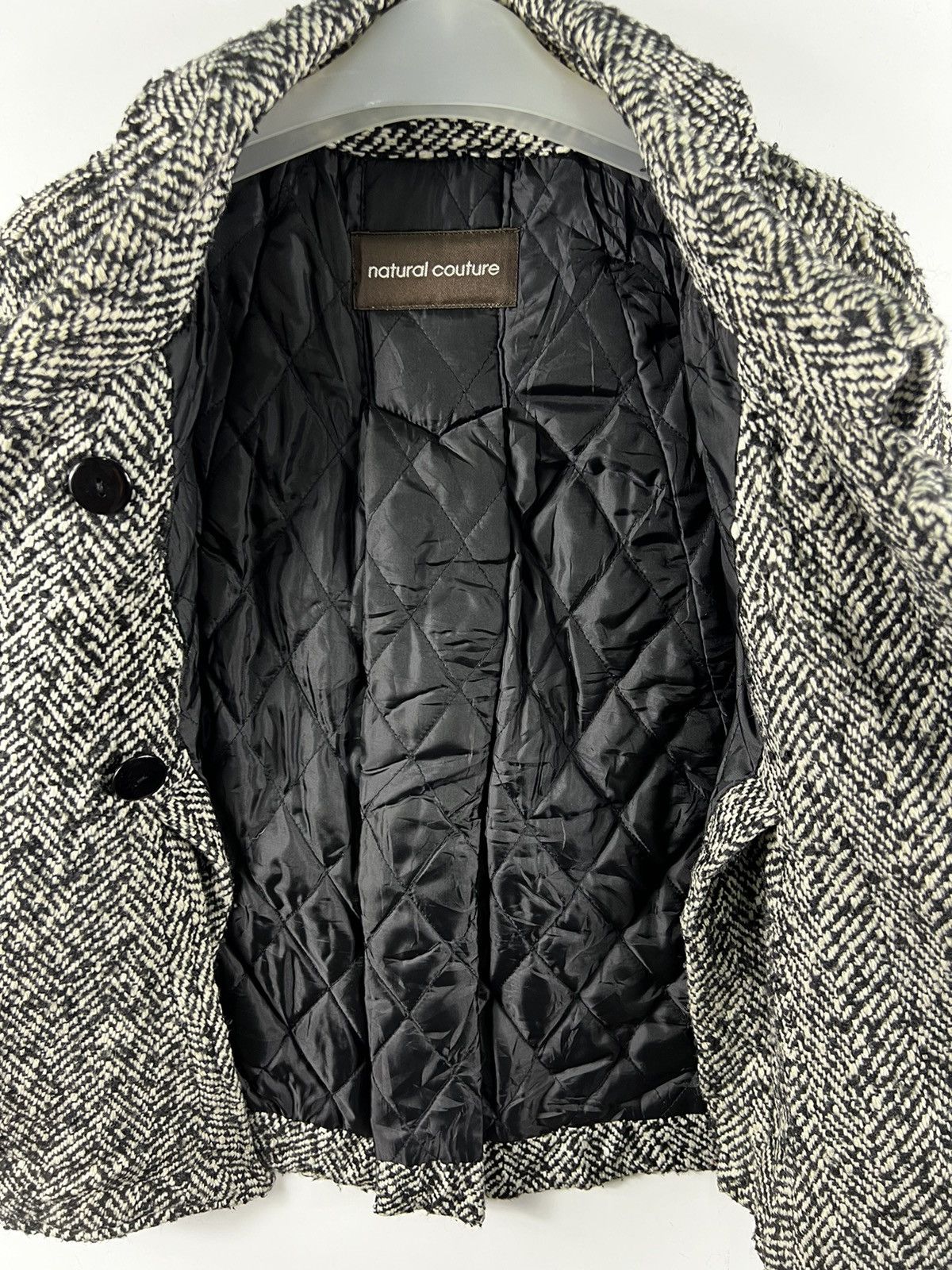 Japanese Brand 🔥 Natural Couture Japanese Tweed button Capes Size S / US 4 / IT 40 - 8 Thumbnail