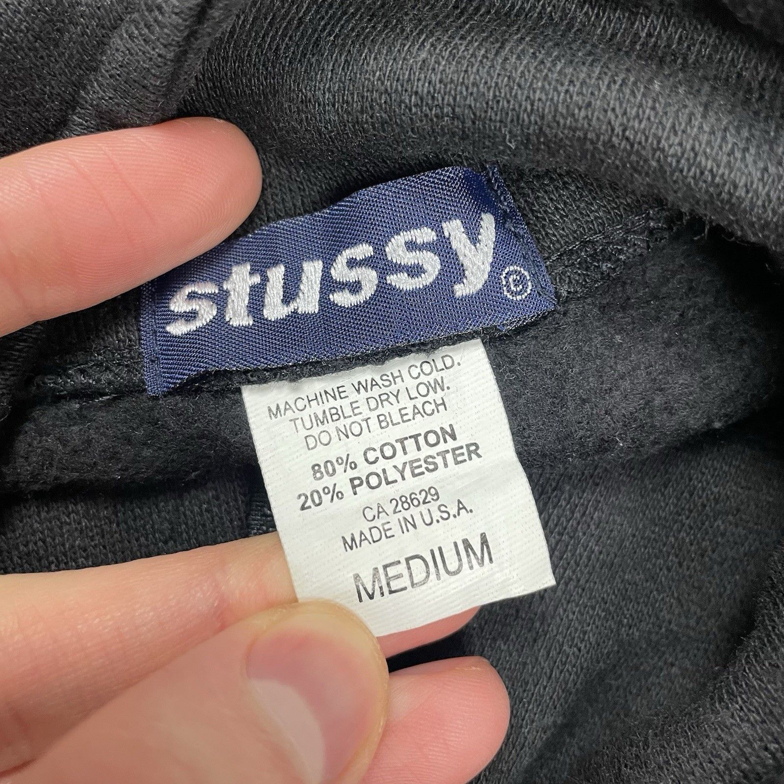 Stussy Vintage Stussy Quarter Zip Sweatshirt Black Size M USA Size US M / EU 48-50 / 2 - 3 Thumbnail