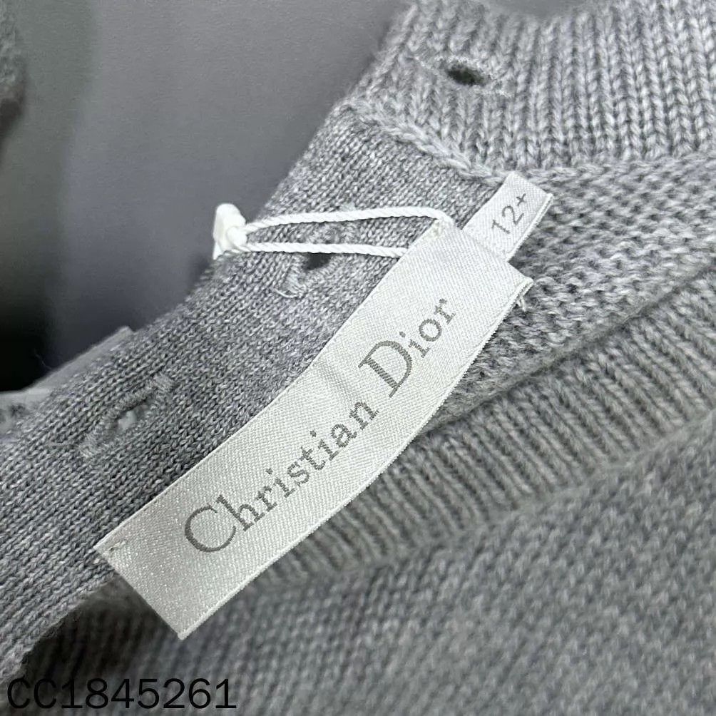 Dior Dior wool logo tassel trim dress 12A Size XXS / US 00 / IT 34 - 7 Thumbnail