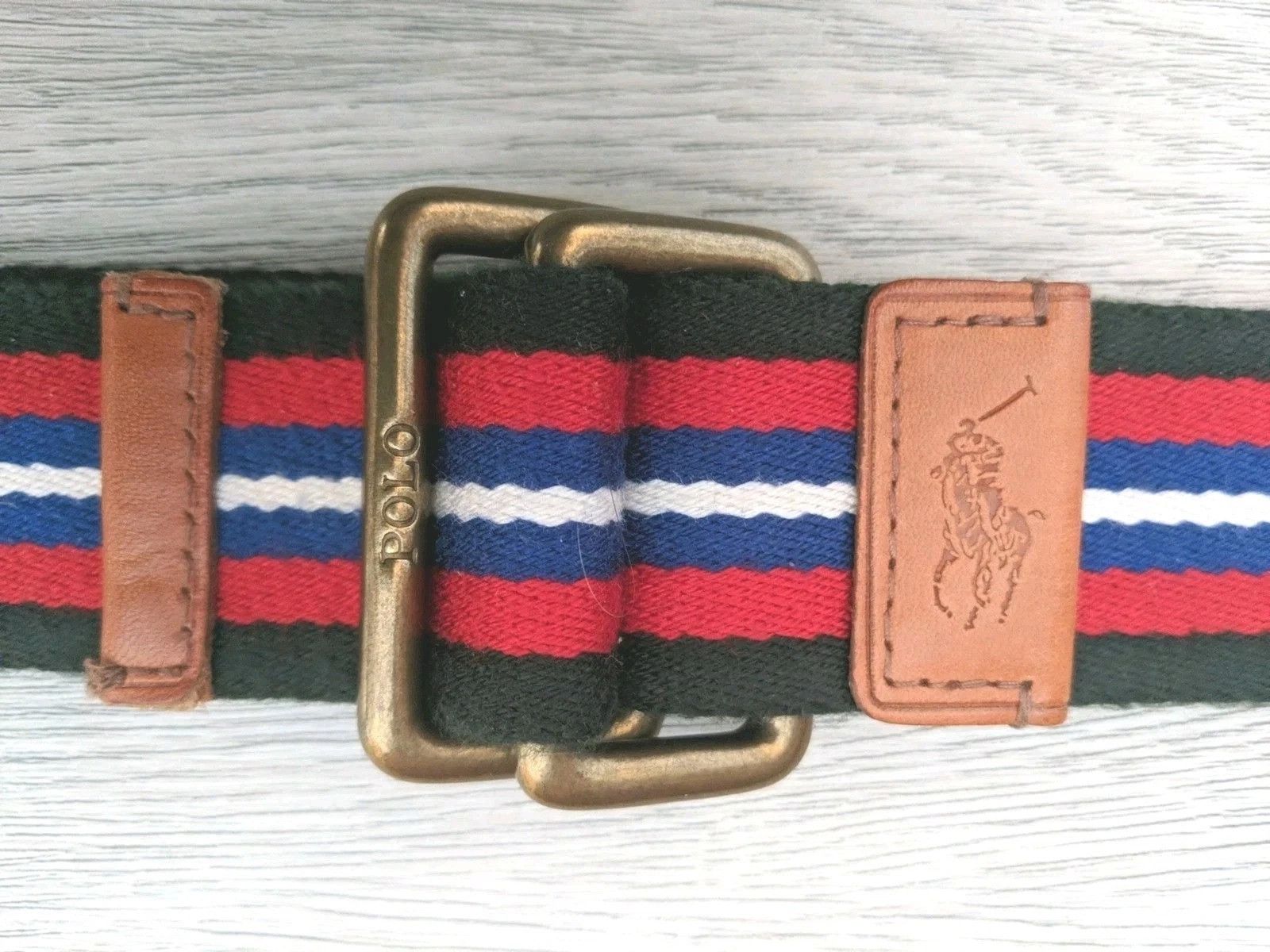 Polo Ralph Lauren Polo Ralph Lauren Belt Leather Pony Brass Ring Buckle Size 40 - 2 Thumbnail