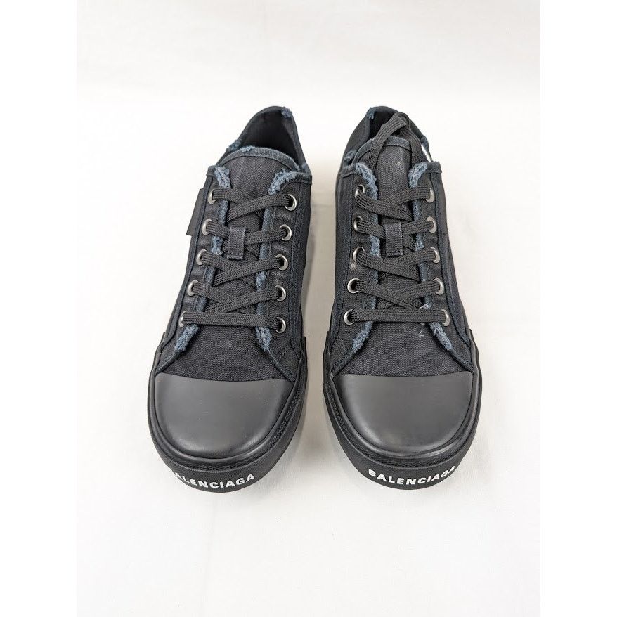 Balenciaga o1rshd1 Low MNC Destroy Paris Low Top Sneakers in Black Size US 9 / EU 42 - 14 Thumbnail