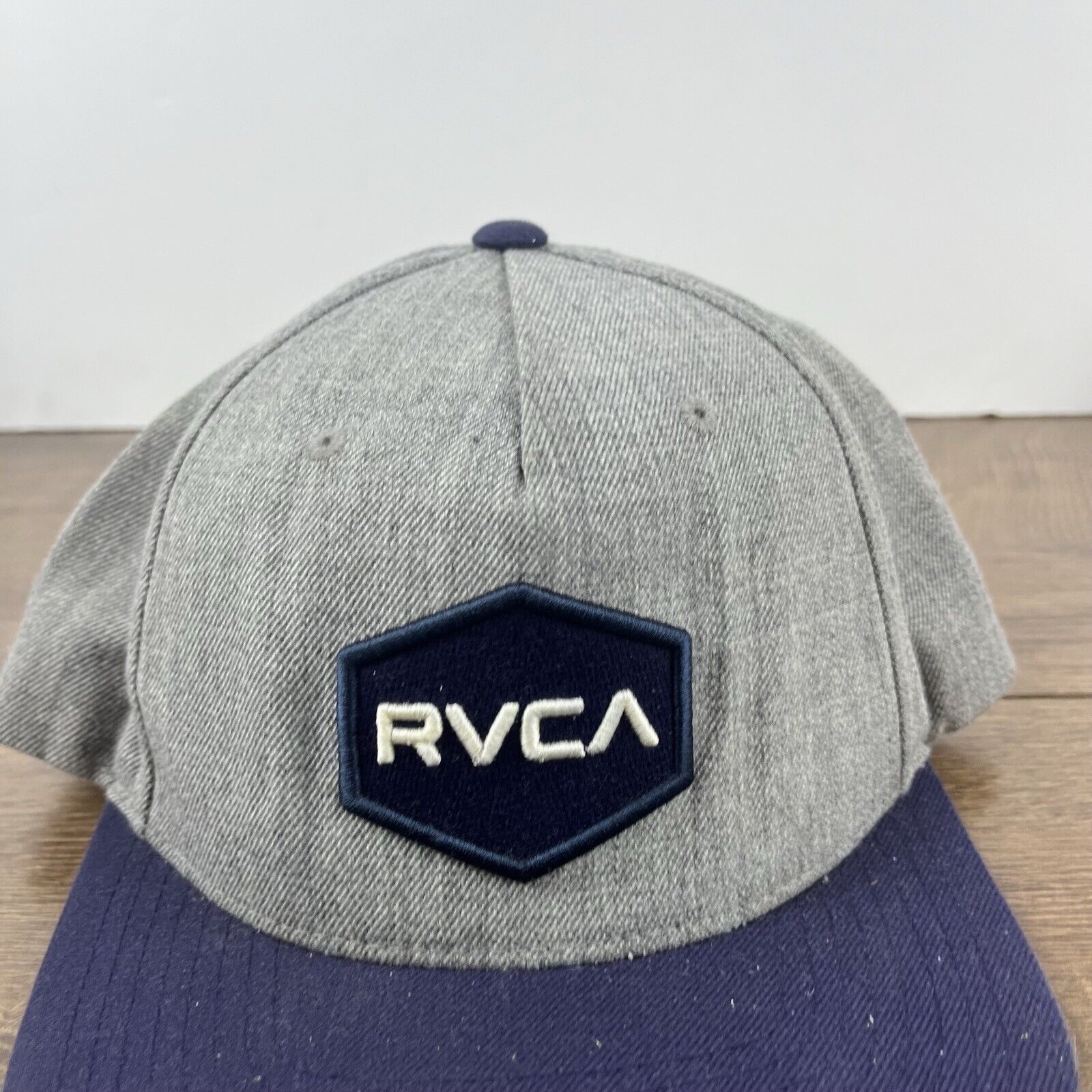 RVCA RVCA Hat RVCA Gray Snapback Hat Gray Adjustable Hat Adult Fi Size ONE SIZE - 7 Thumbnail