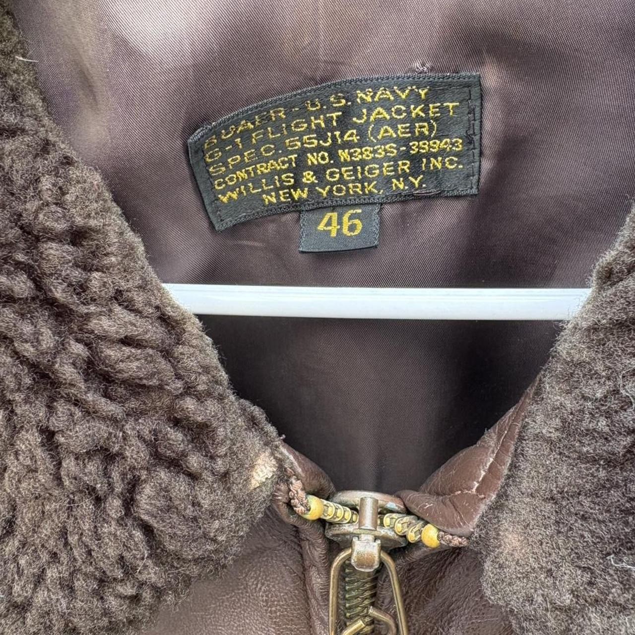 Eddie Bauer Vintage 60s 70s Brown Leather Eddie Bauer G-1 Flight Jacket Size US L / EU 52-54 / 3 - 5 Thumbnail