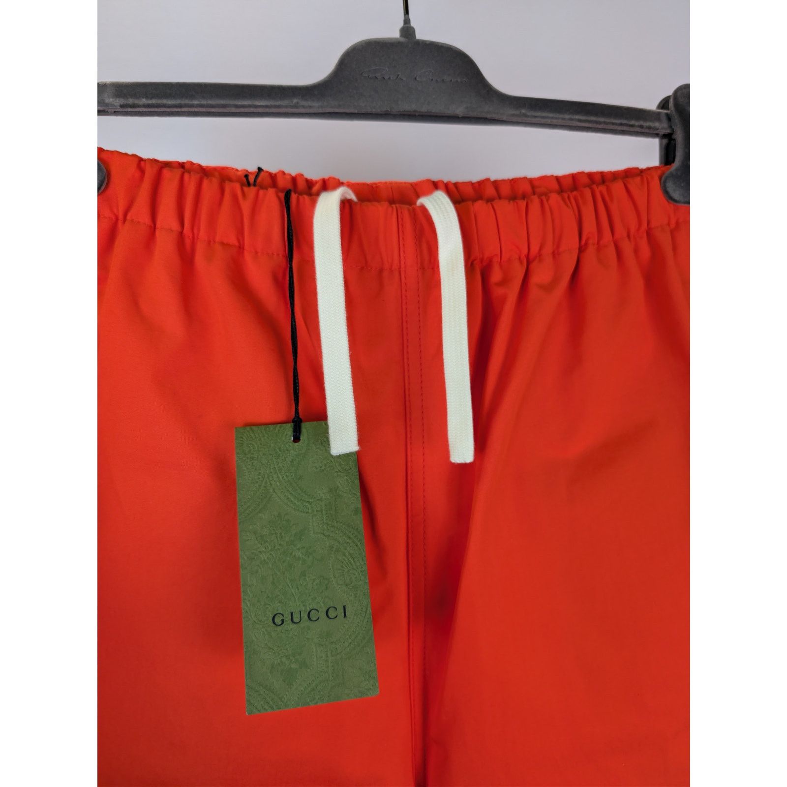 Gucci o1rshd1 Drawstring Nylon Pants Sweatpants trousers in Orange Size US 30 / EU 46 - 7 Thumbnail