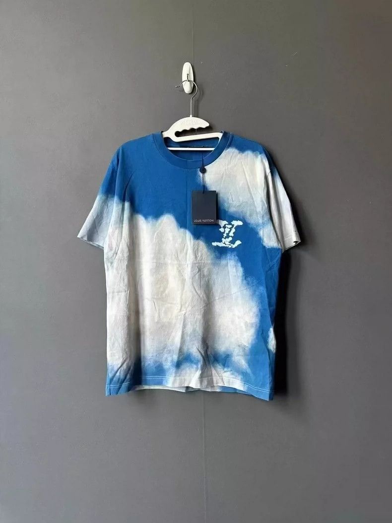 Louis Vuitton Louis Vuitton Blue Sky and White Cloud Short Sleeve Size US M / EU 48-50 / 2 - 1 Thumbnail
