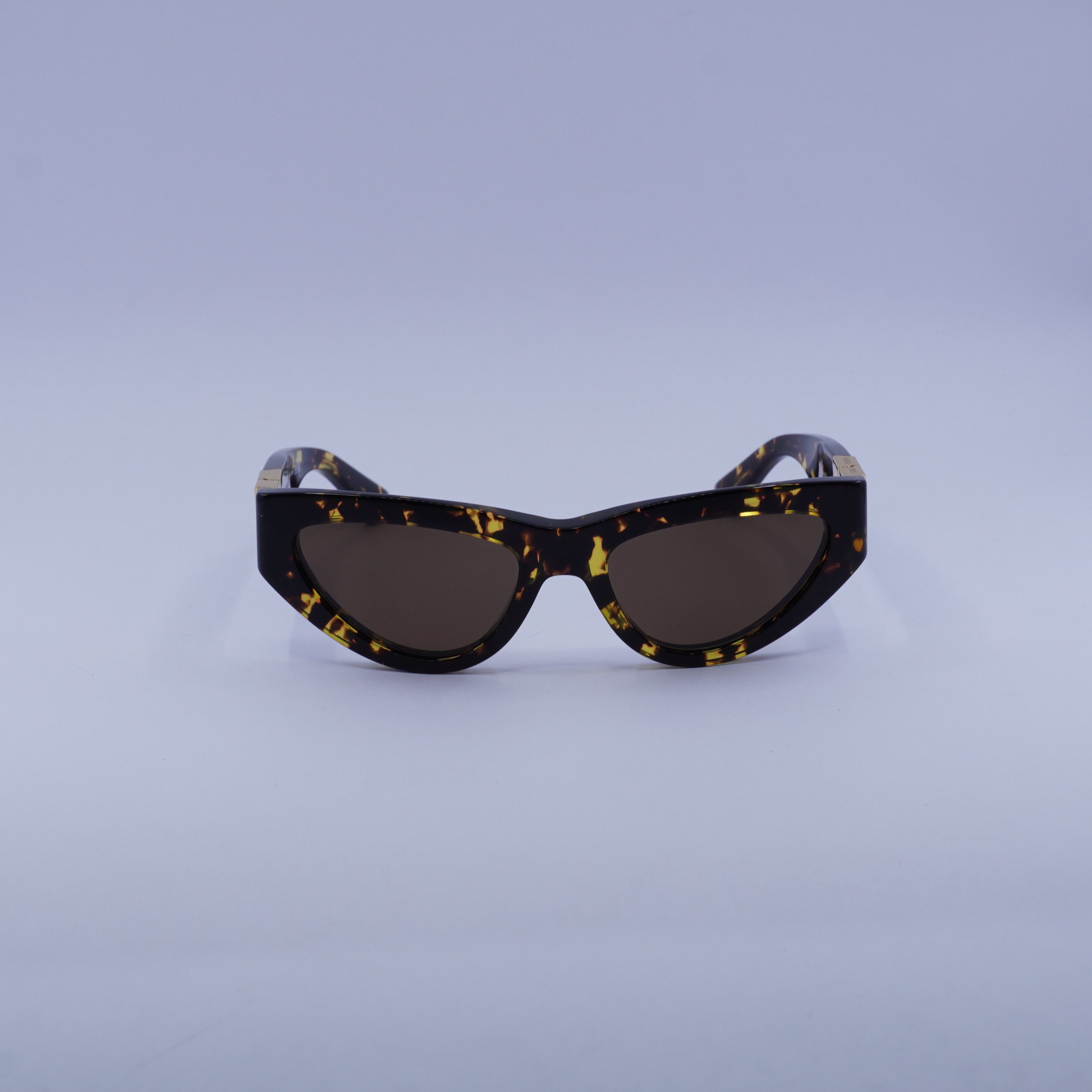 Bottega Veneta Bottega Veneta BV1176S 002 Sunglasses Havana Cat Eye Frame Size ONE SIZE - 6 Thumbnail