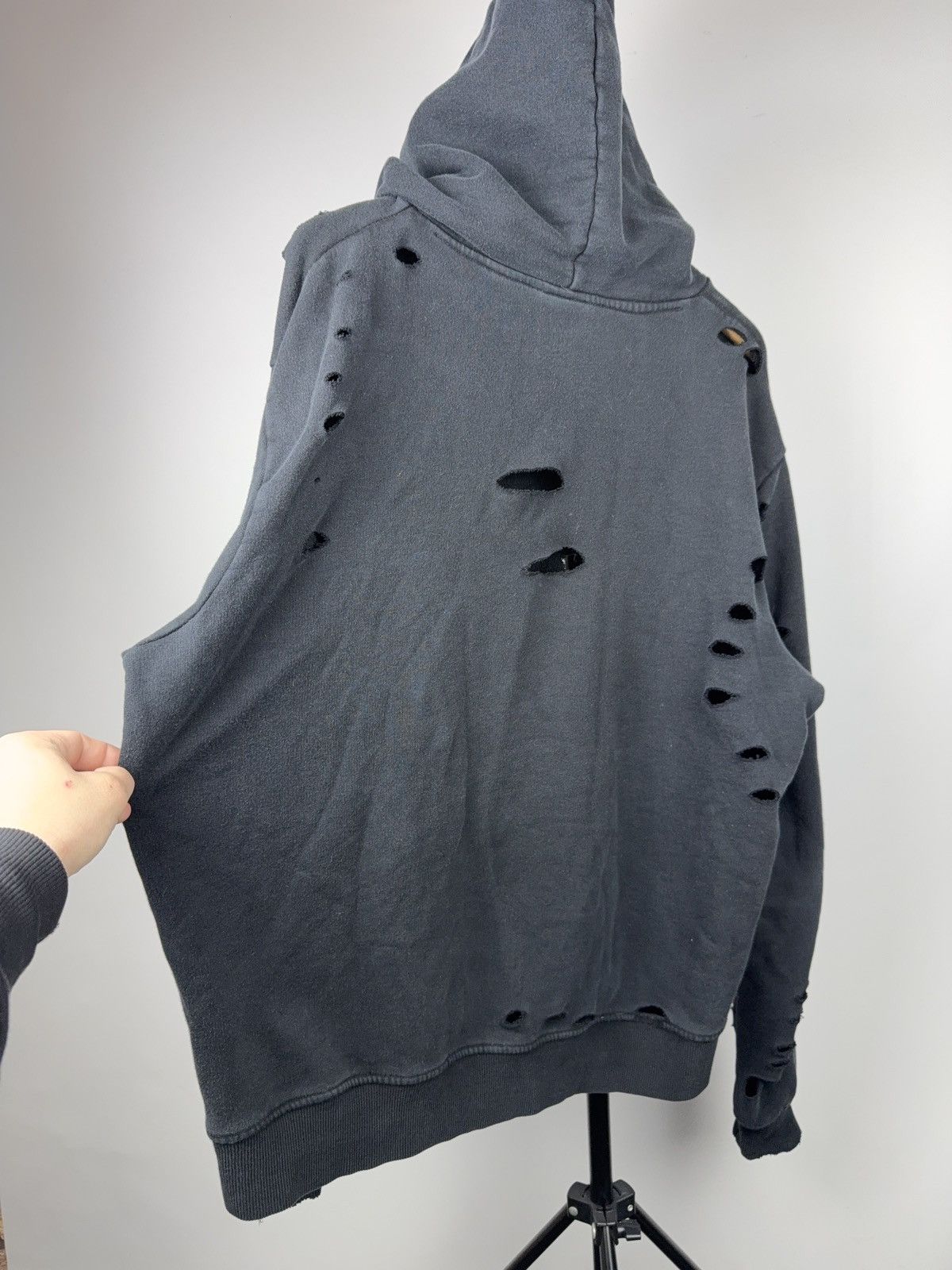 Von Dutch 00s Y2K Von Dutch Distressed Hoodie Y2K Grunge Destroyed Size US L / EU 52-54 / 3 - 17 Thumbnail
