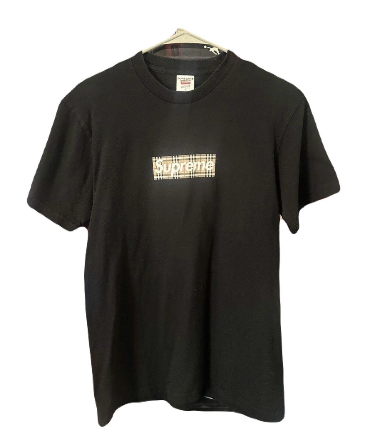 Burberry × Supreme Supreme Burberry Box Logo Tee | Grailed