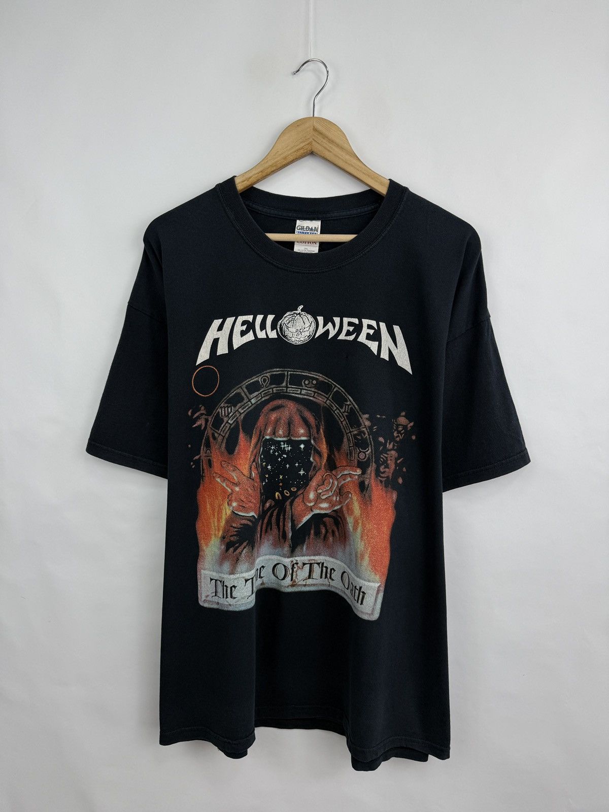 Gildan 🇩🇪 Vtg 00s Halloween The Time of the Oath Power Metal T-shirt Size US XXL / EU 58 / 5 - 3 Thumbnail