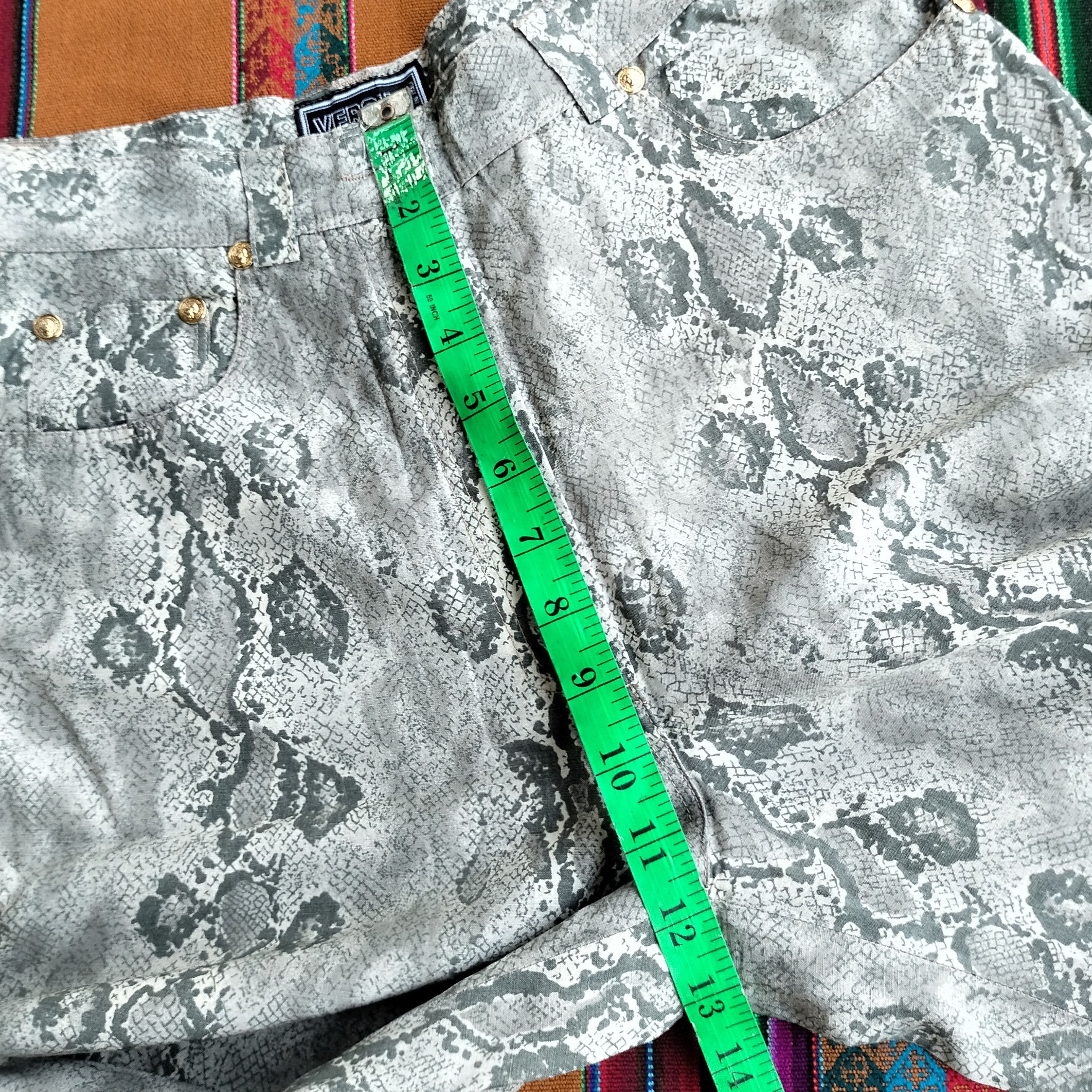 Versace Versace phyton skin pattern zipp leg pants Size 27" / US 4 / IT 40 - 18 Thumbnail