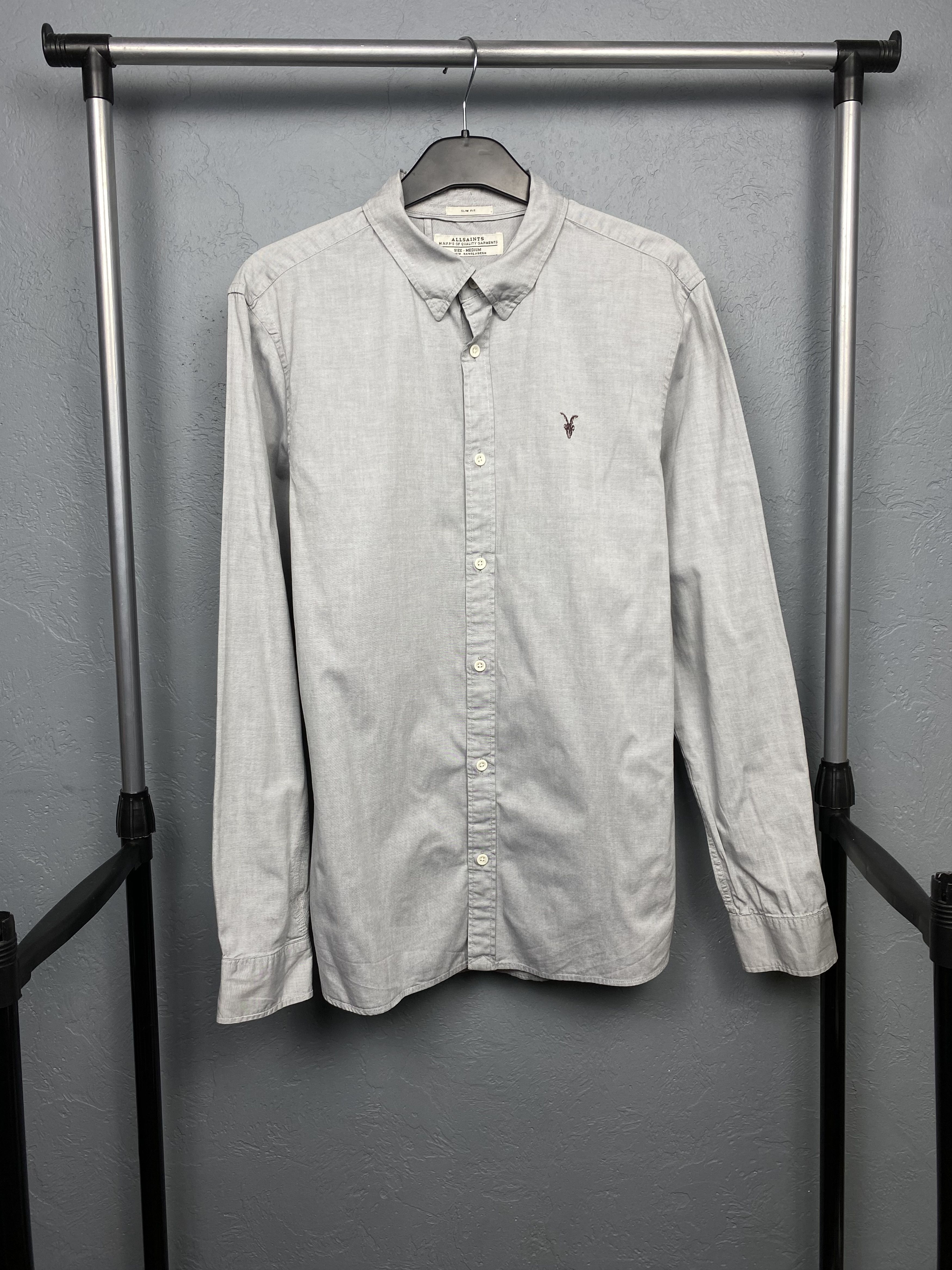 Allsaints × Vintage Allsaints Vintage Mens Redondo Long Sleeve Shirt Size US M / EU 48-50 / 2 - 1 Thumbnail