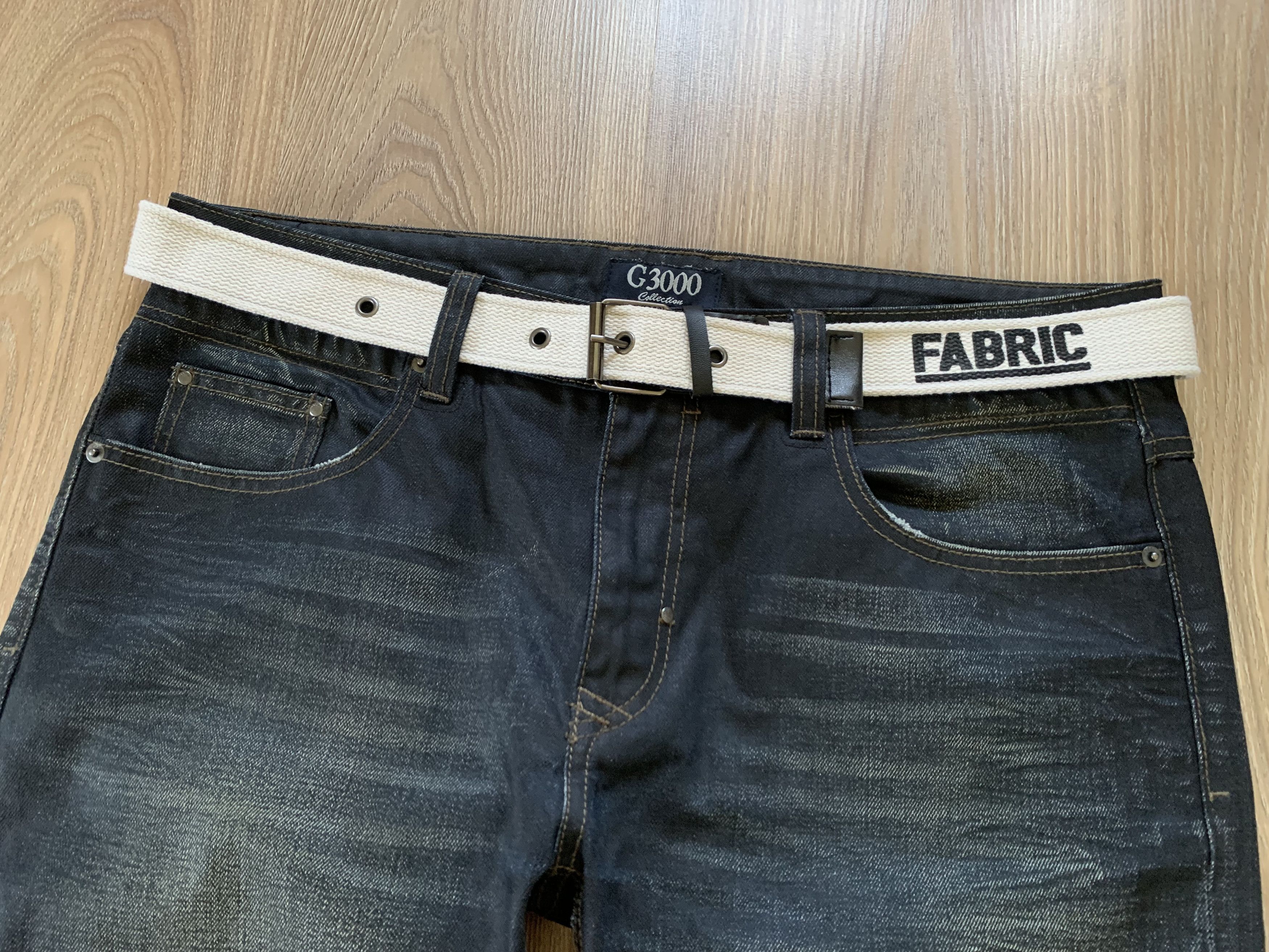 Other Y2K G3000 Collection Grey Jeans With Belt Size US 34 / EU 50 - 4 Thumbnail