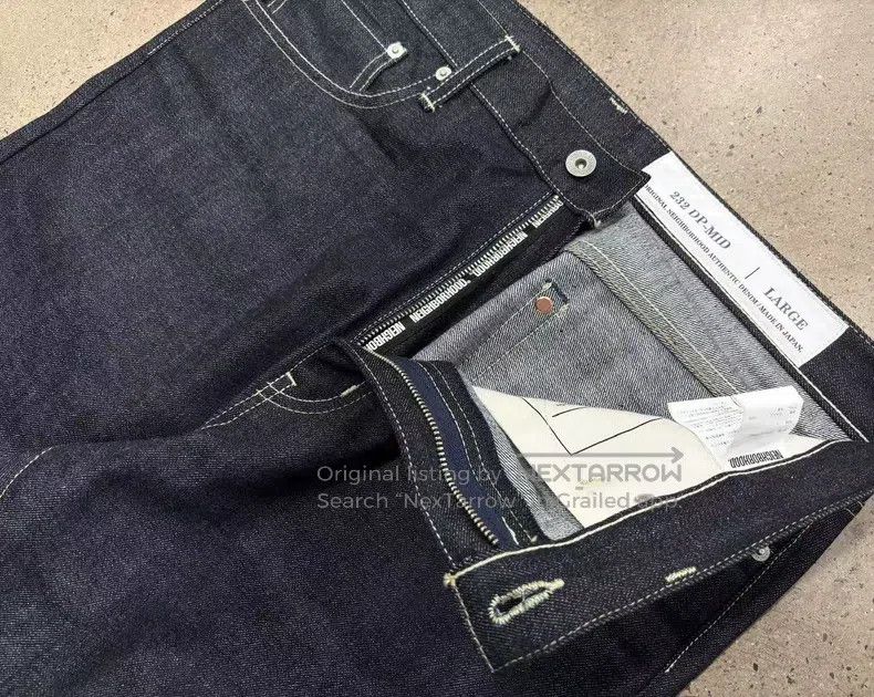 Neighborhood Neighborhood size L Raw Denim Jeans, Original Indigo Denim Size US 27 - 4 Thumbnail